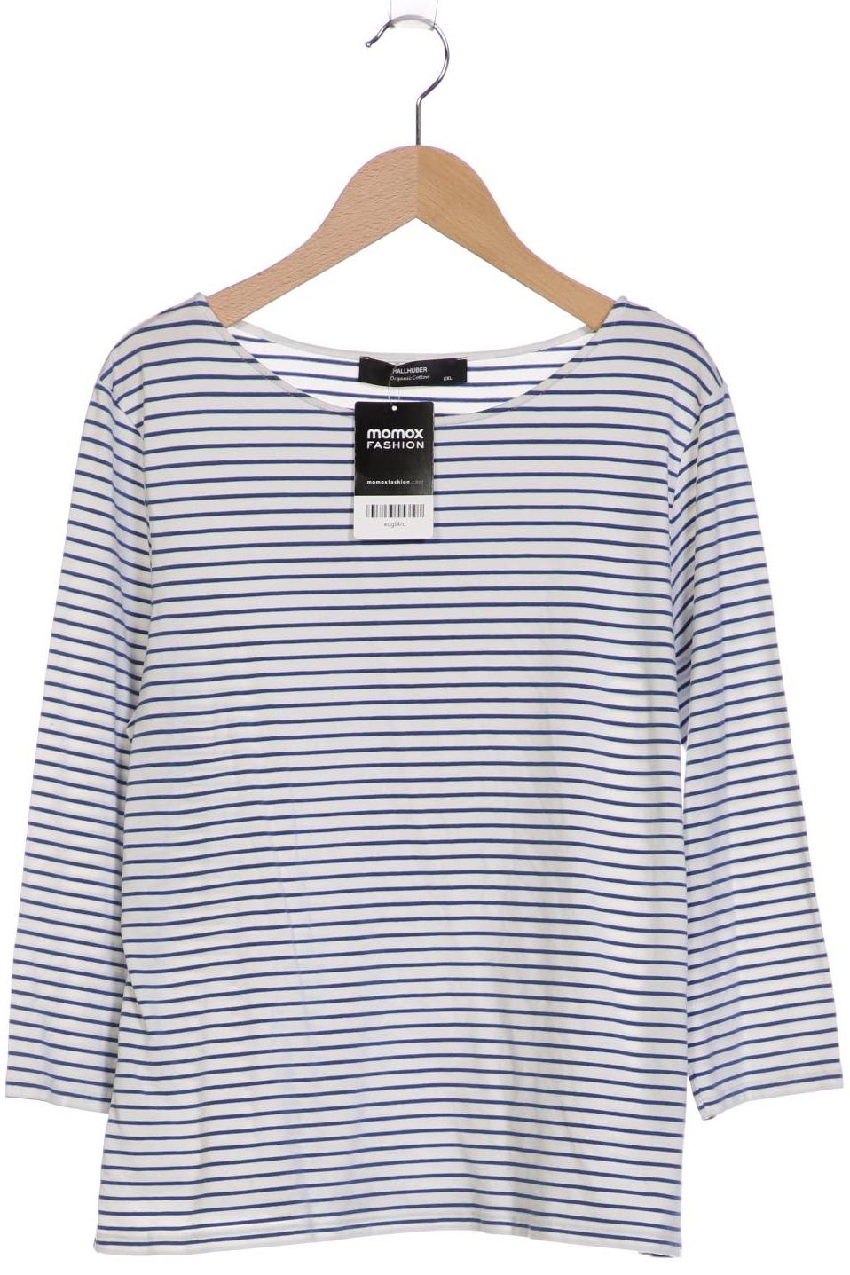 

Hallhuber Damen Langarmshirt, weiß, Gr. 46