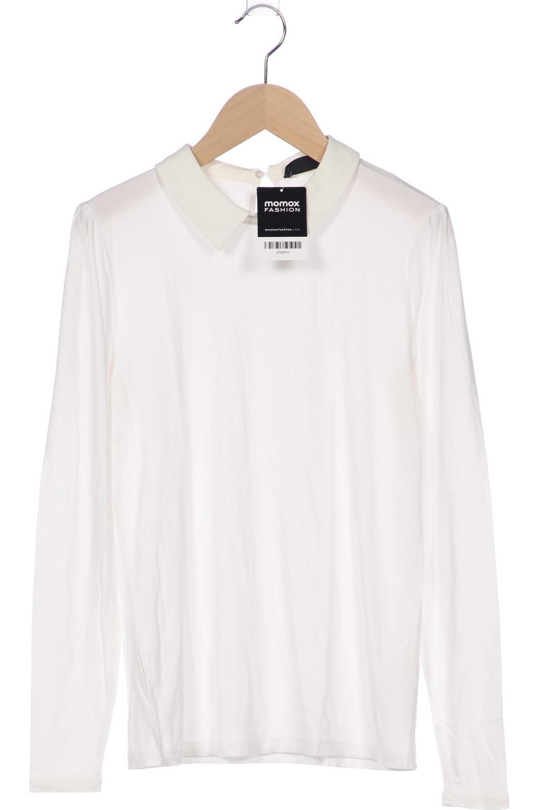 

Hallhuber Damen Langarmshirt, weiß, Gr. 36