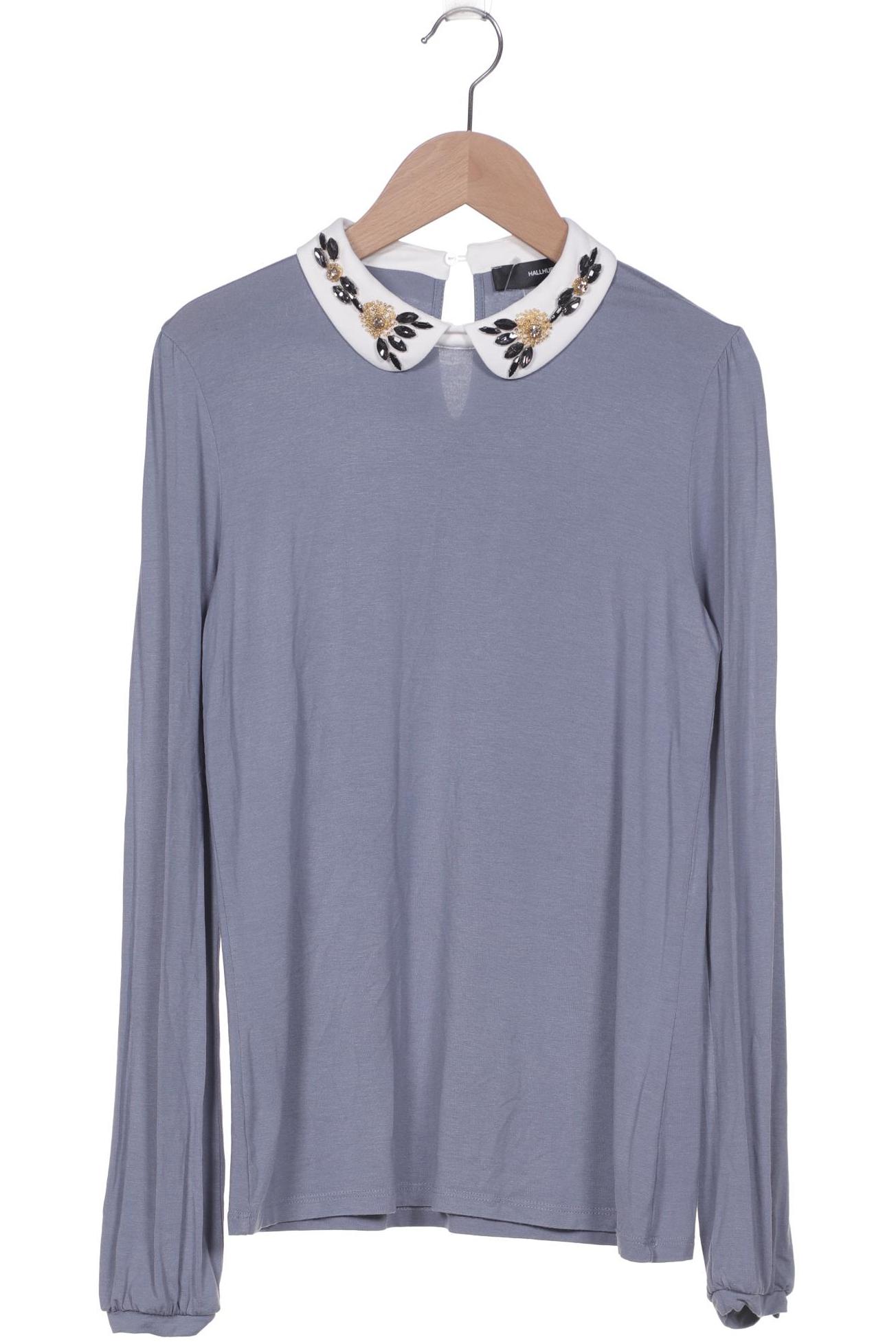 

Hallhuber Damen Langarmshirt, blau, Gr. 34