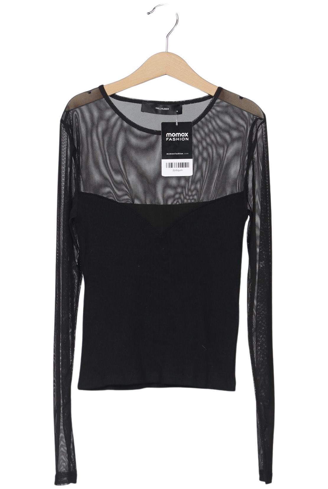

Hallhuber Damen Langarmshirt, schwarz, Gr. 38