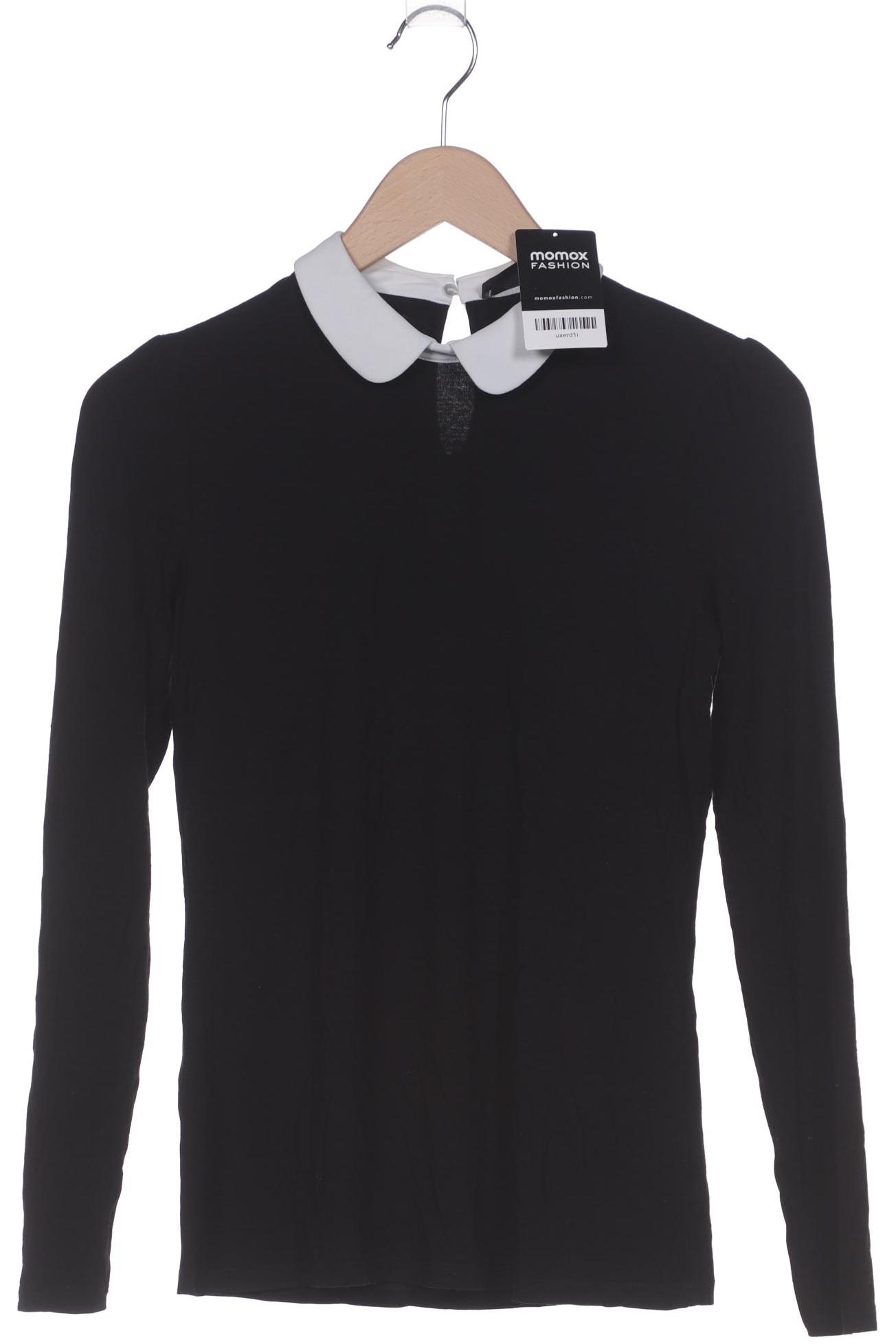

Hallhuber Damen Langarmshirt, schwarz, Gr. 36