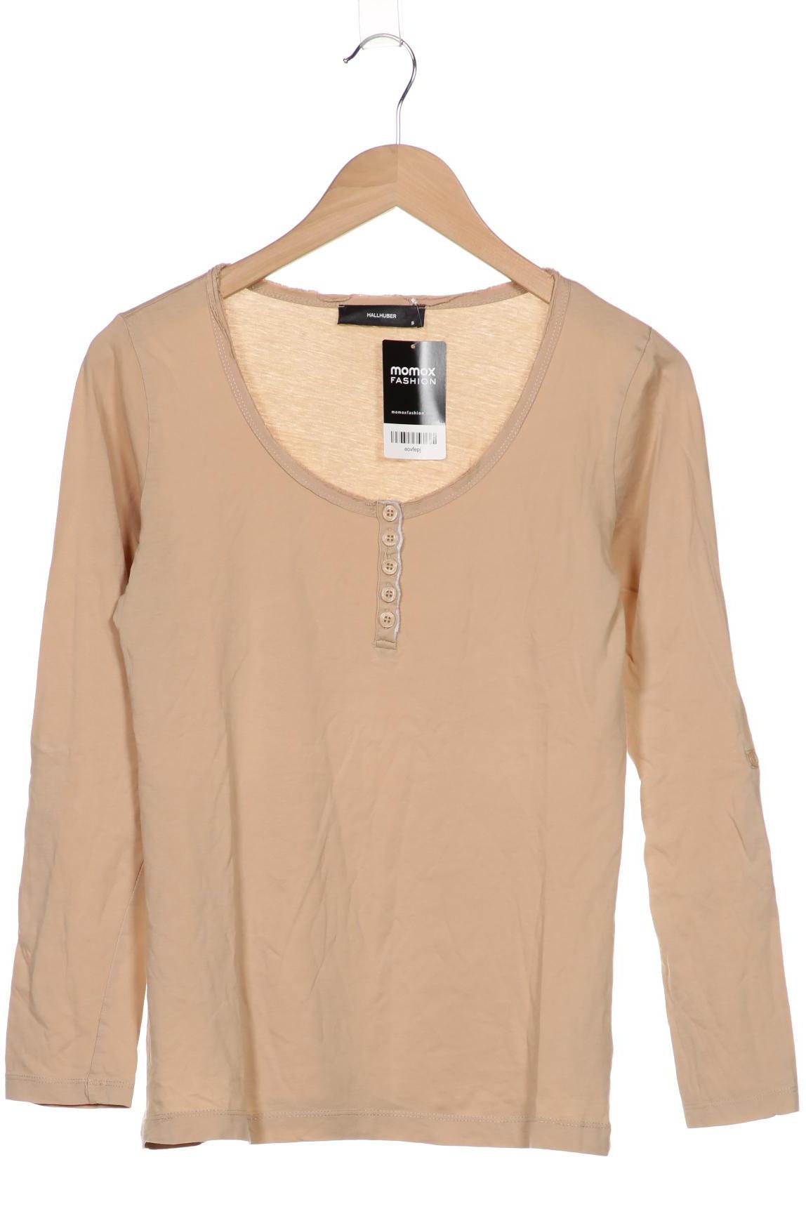 

Hallhuber Damen Langarmshirt, beige, Gr. 36