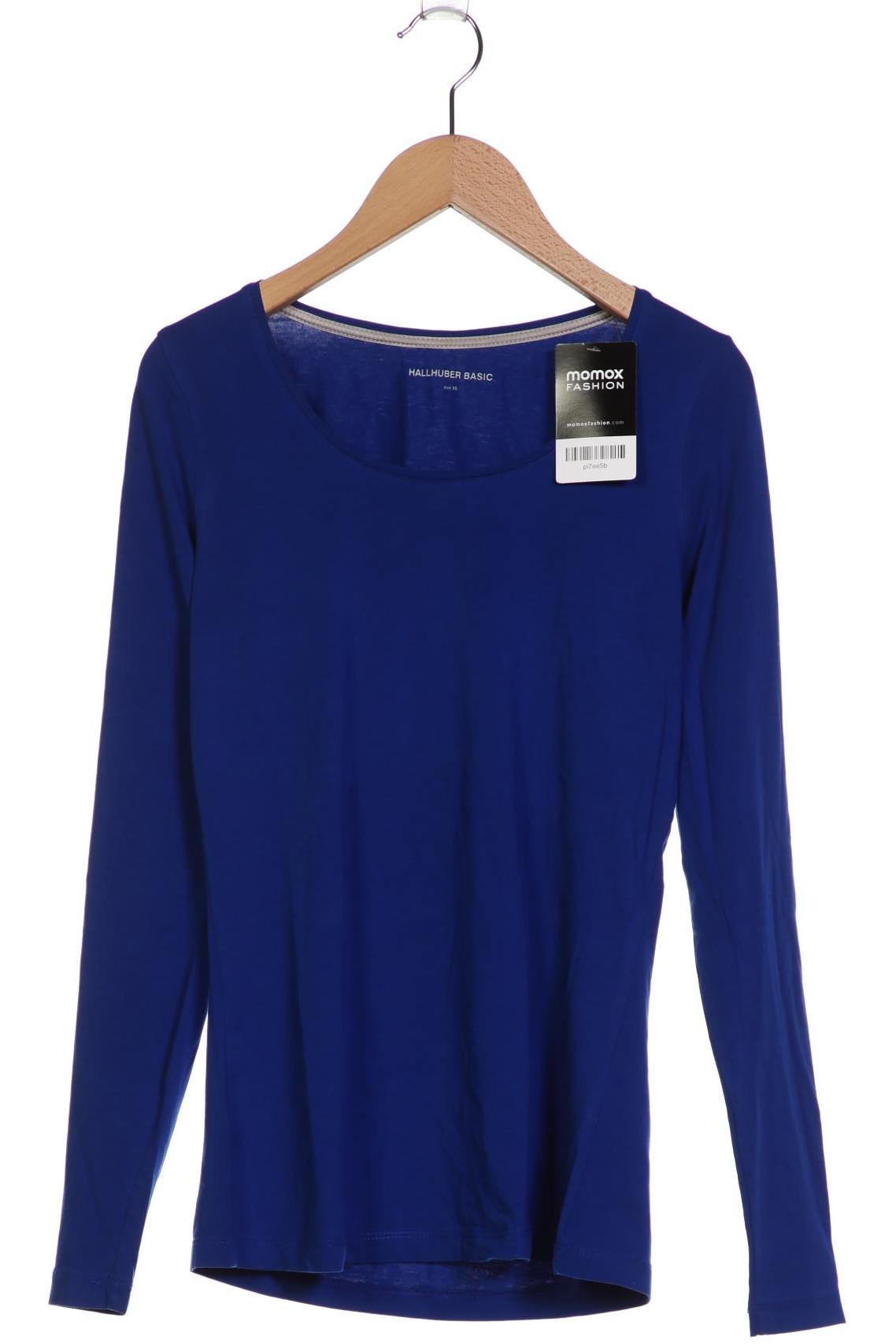 

Hallhuber Damen Langarmshirt, blau, Gr. 34