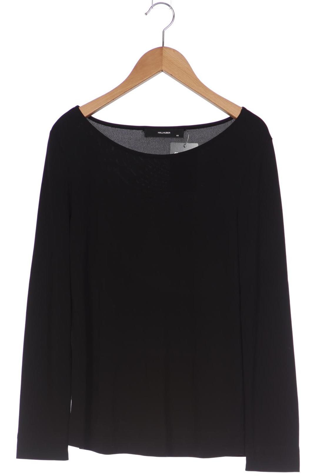 

Hallhuber Damen Langarmshirt, schwarz, Gr. 34