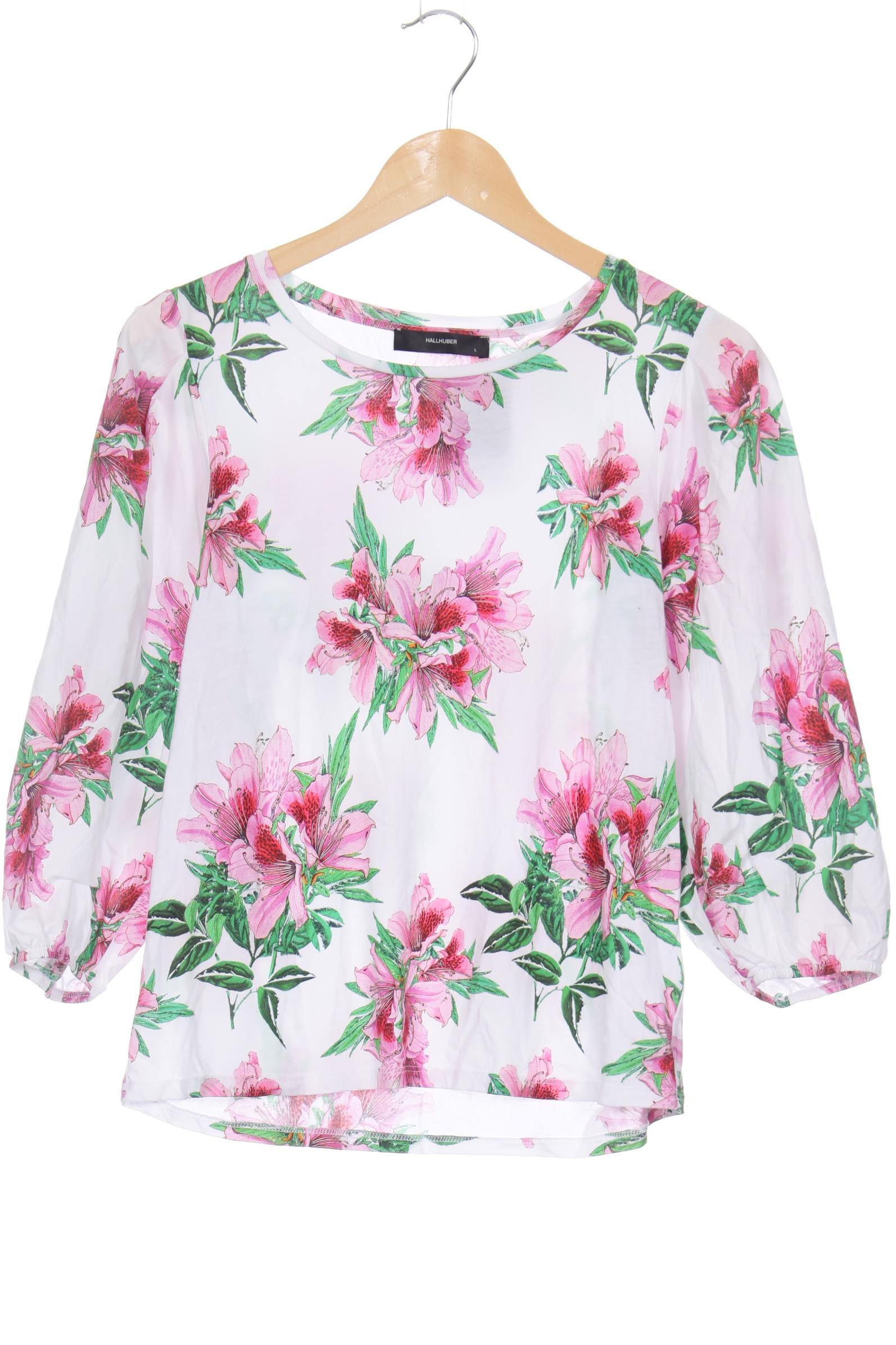

Hallhuber Damen Langarmshirt, weiß, Gr. 42
