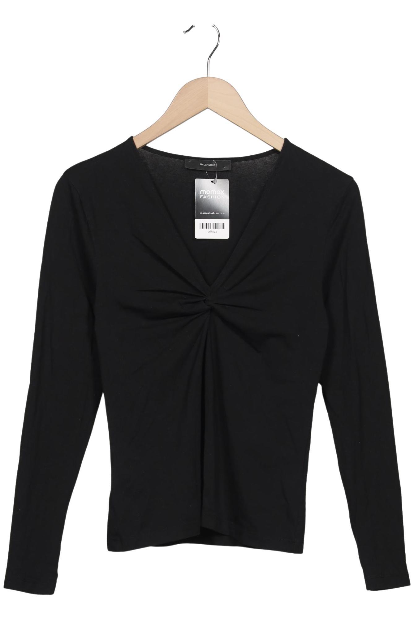 

Hallhuber Damen Langarmshirt, schwarz, Gr. 38