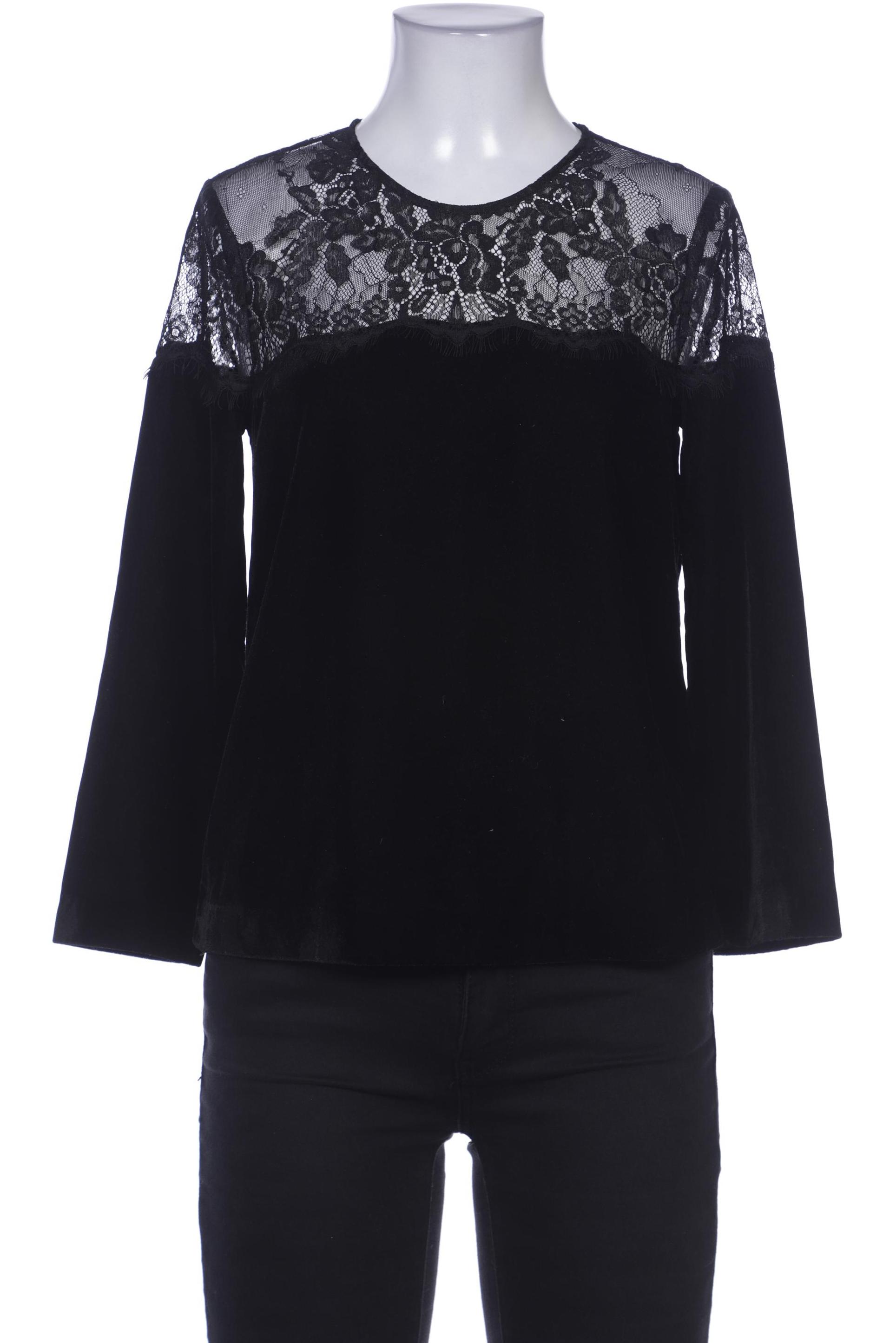 

Hallhuber Damen Langarmshirt, schwarz, Gr. 34