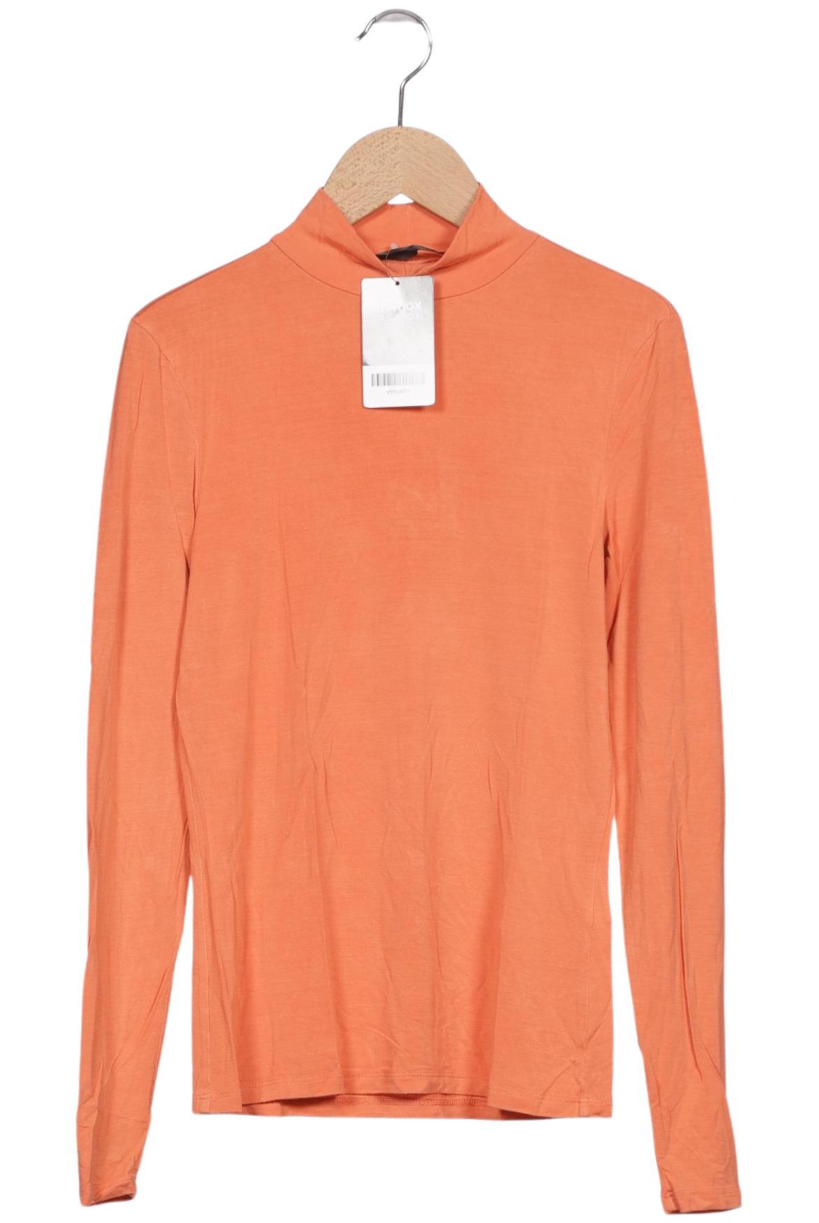 

Hallhuber Damen Langarmshirt, orange, Gr. 34
