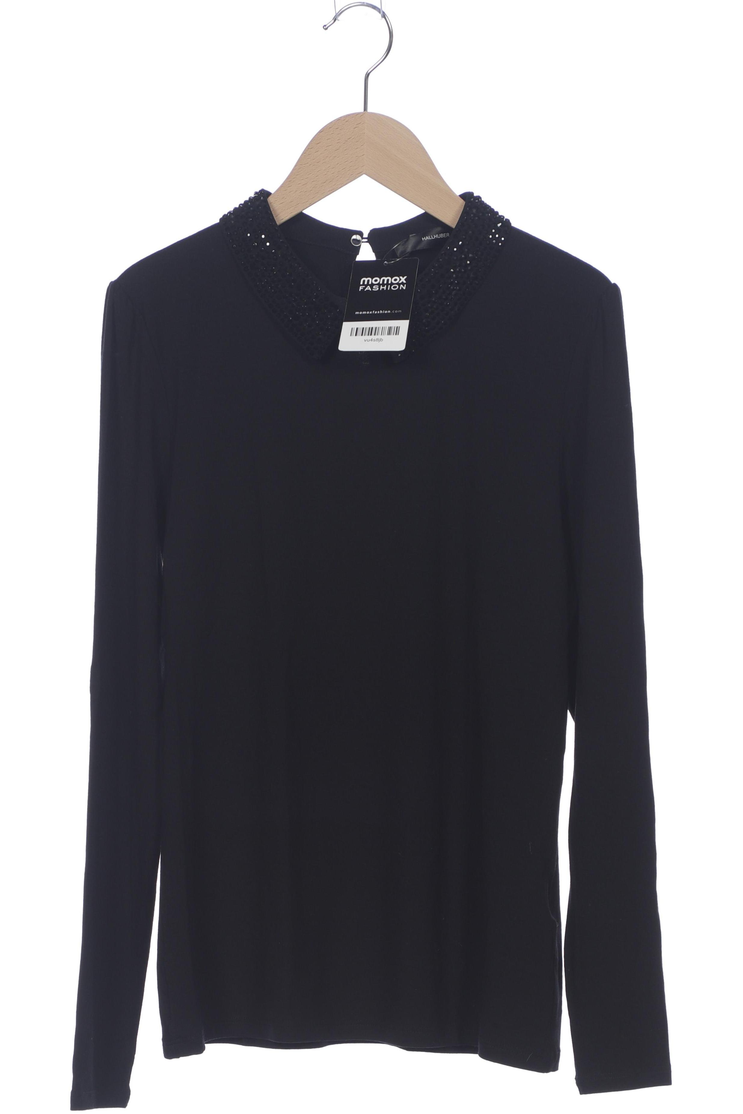 

Hallhuber Damen Langarmshirt, schwarz, Gr. 38