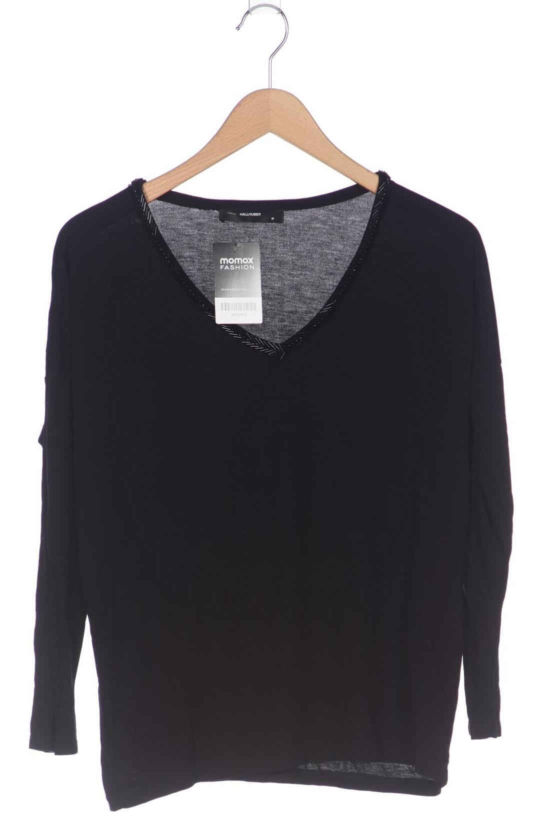 

Hallhuber Damen Langarmshirt, schwarz, Gr. 38
