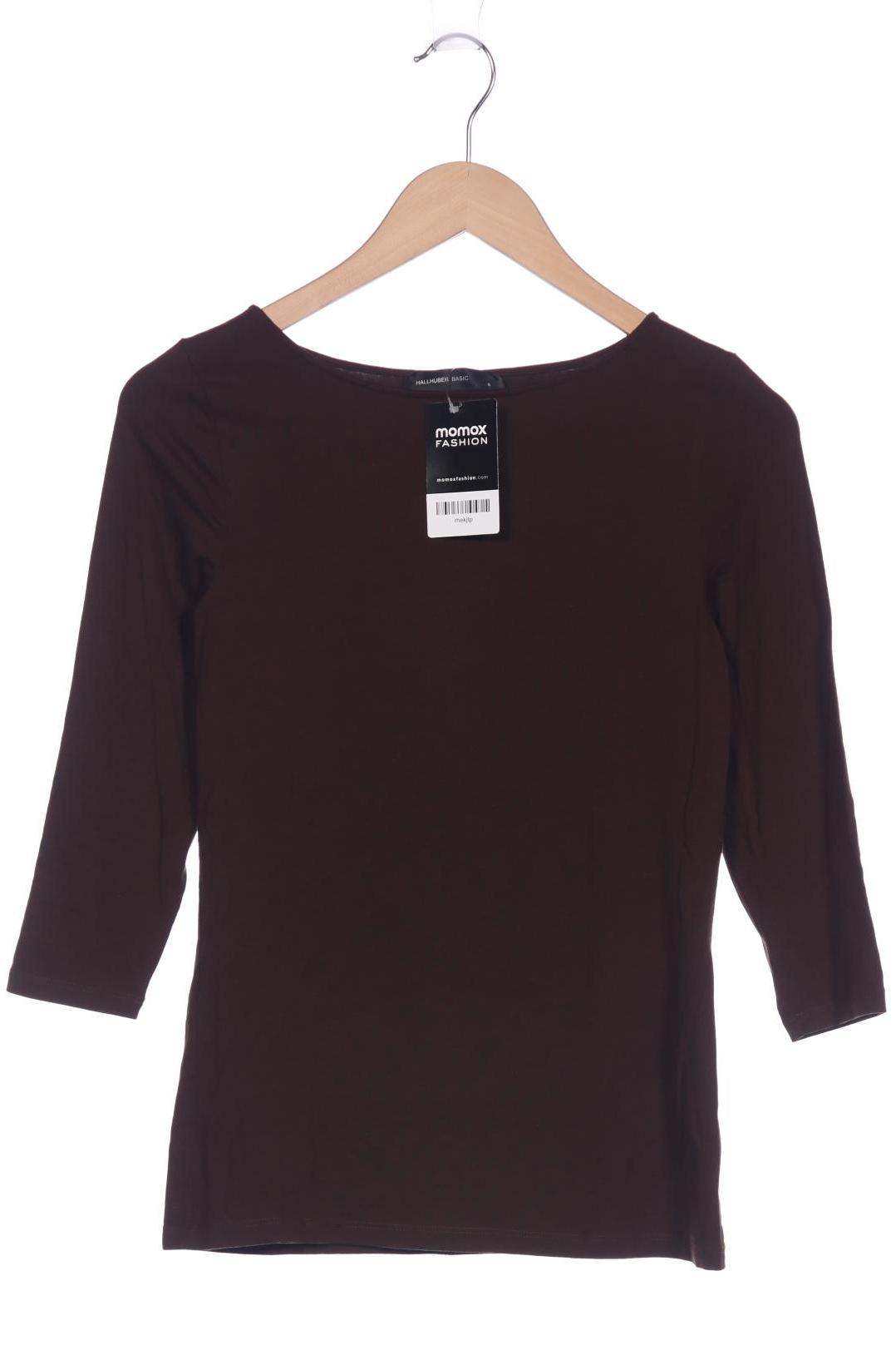 

Hallhuber Damen Langarmshirt, braun, Gr. 36