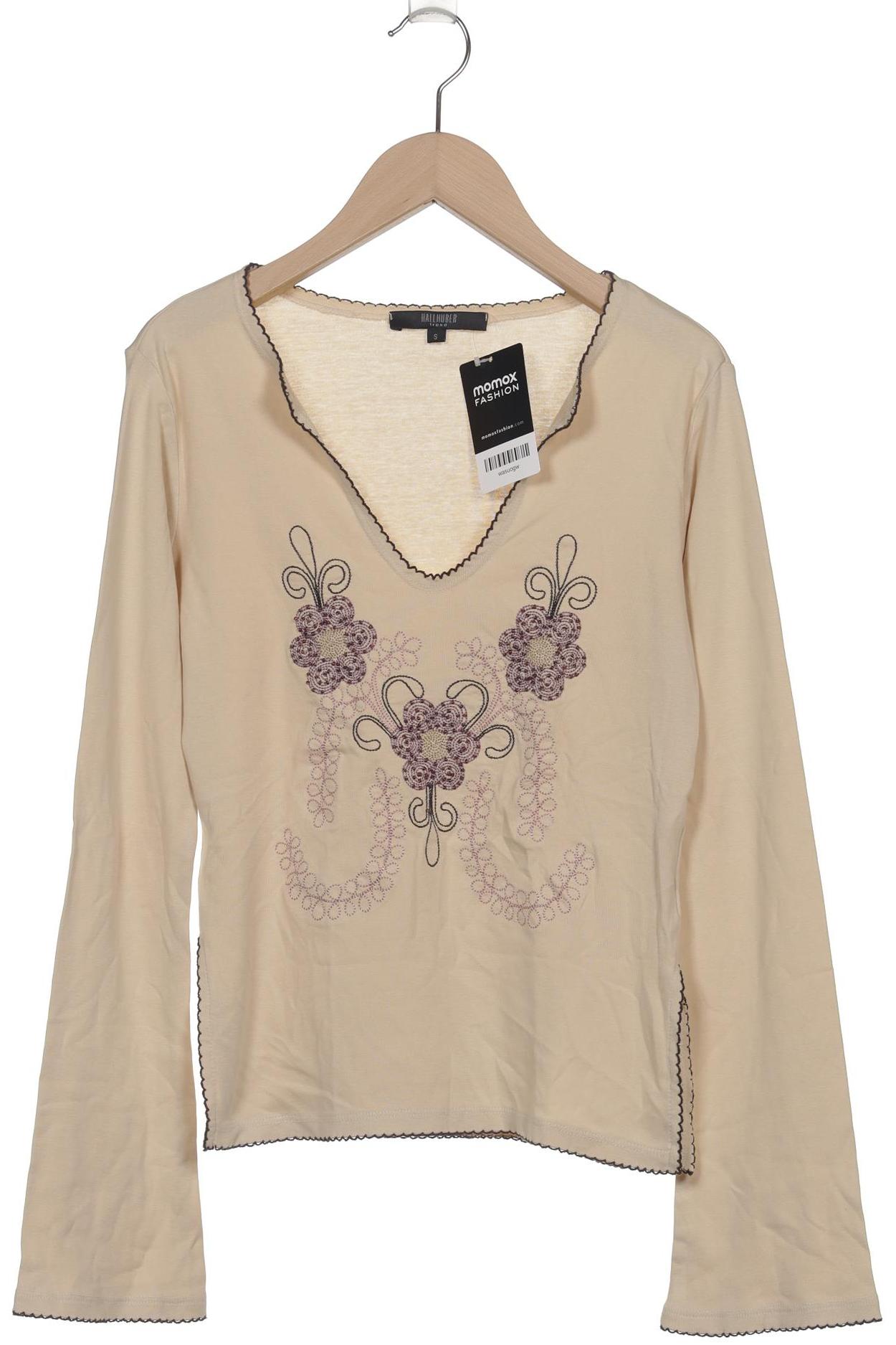 

Hallhuber Damen Langarmshirt, beige, Gr. 36