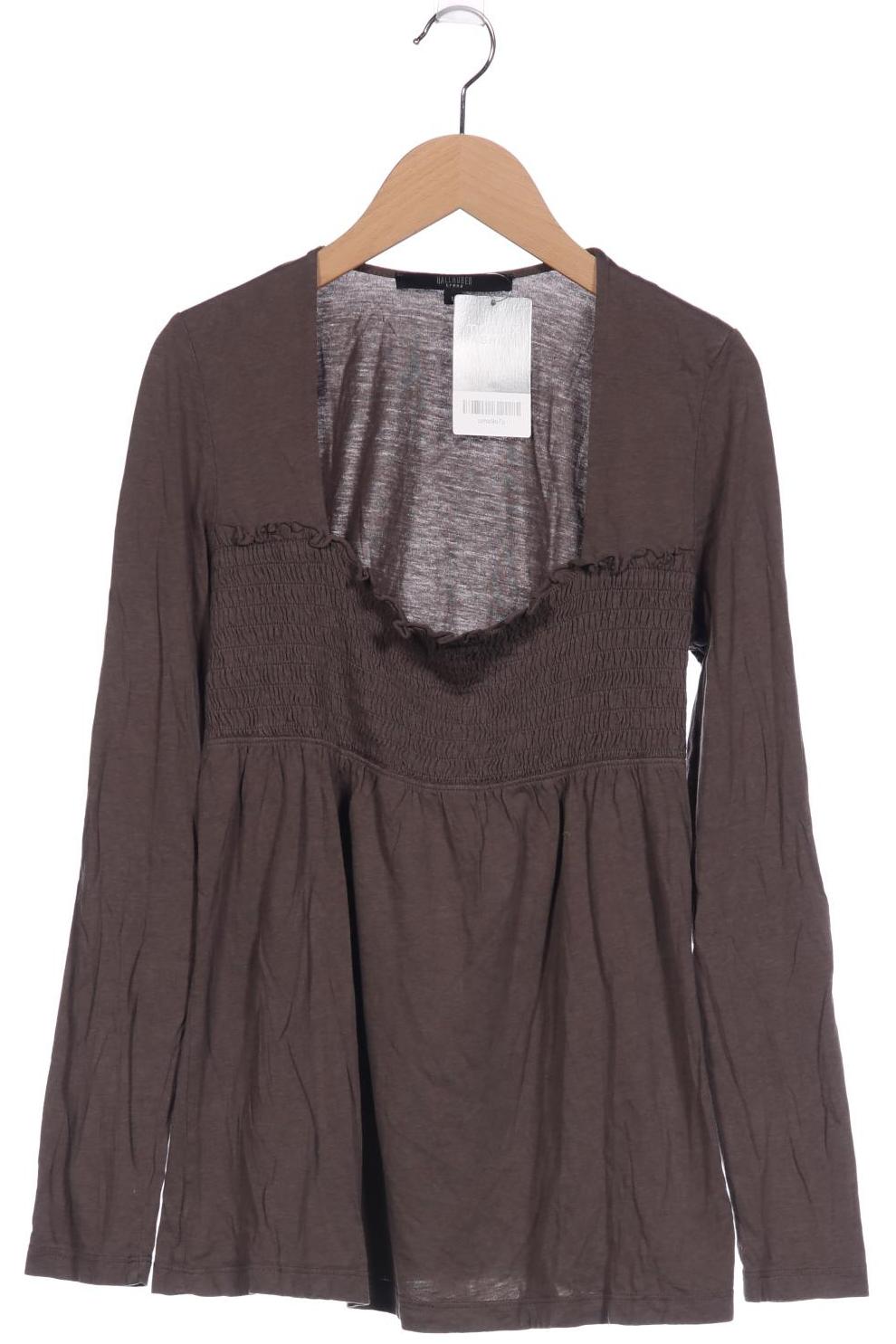 

Hallhuber Damen Langarmshirt, braun, Gr. 42