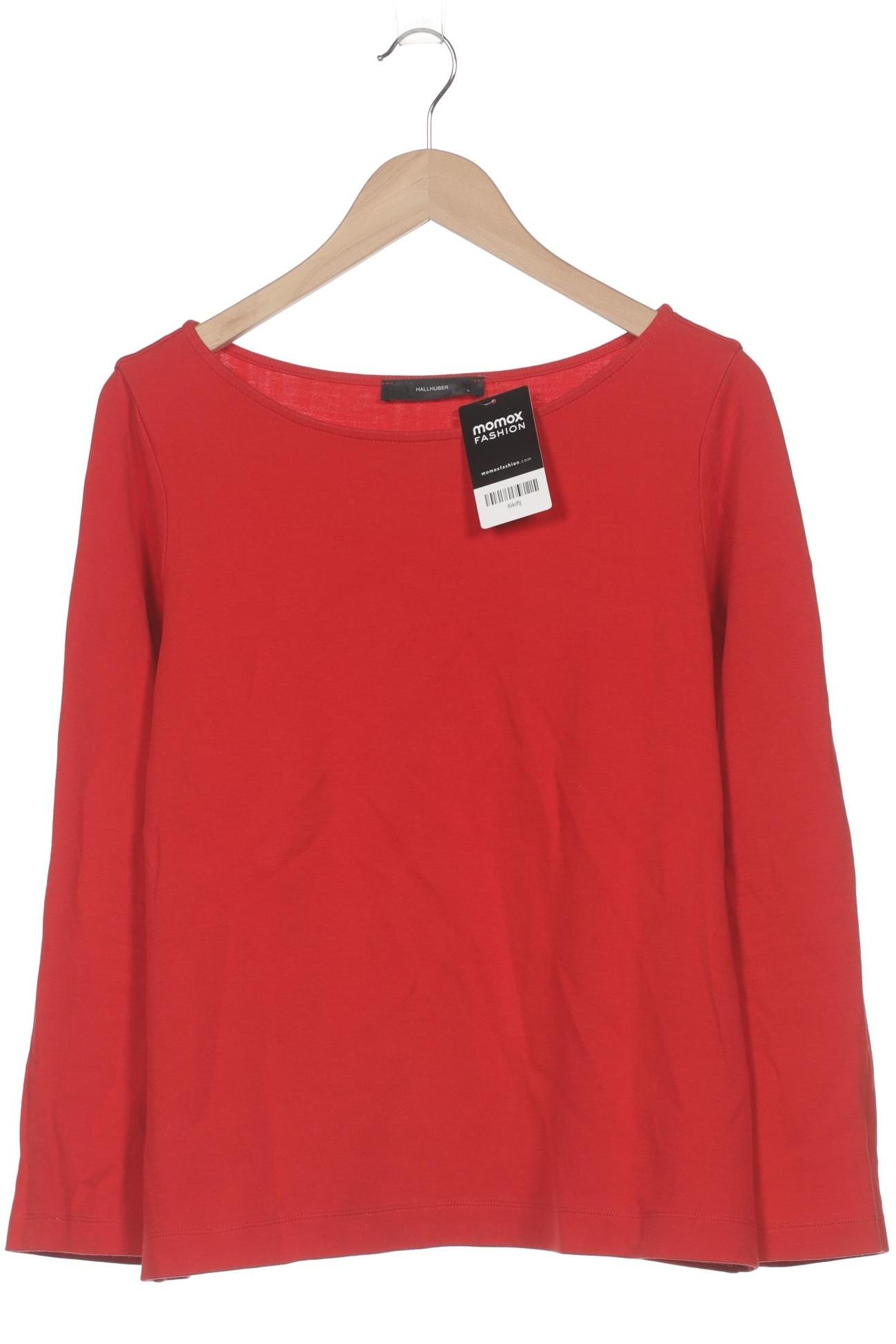 

Hallhuber Damen Langarmshirt, rot, Gr. 42