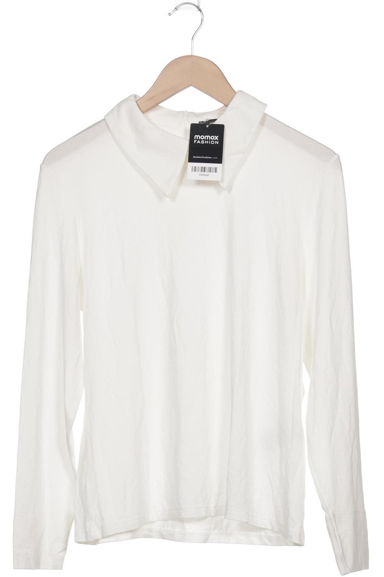 

Hallhuber Damen Langarmshirt, weiß, Gr. 46