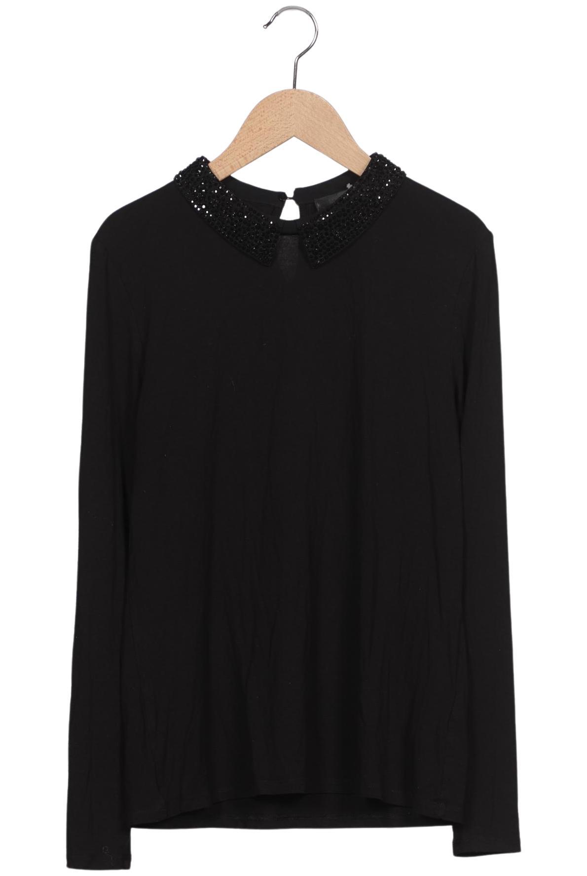 

Hallhuber Damen Langarmshirt, schwarz, Gr. 42