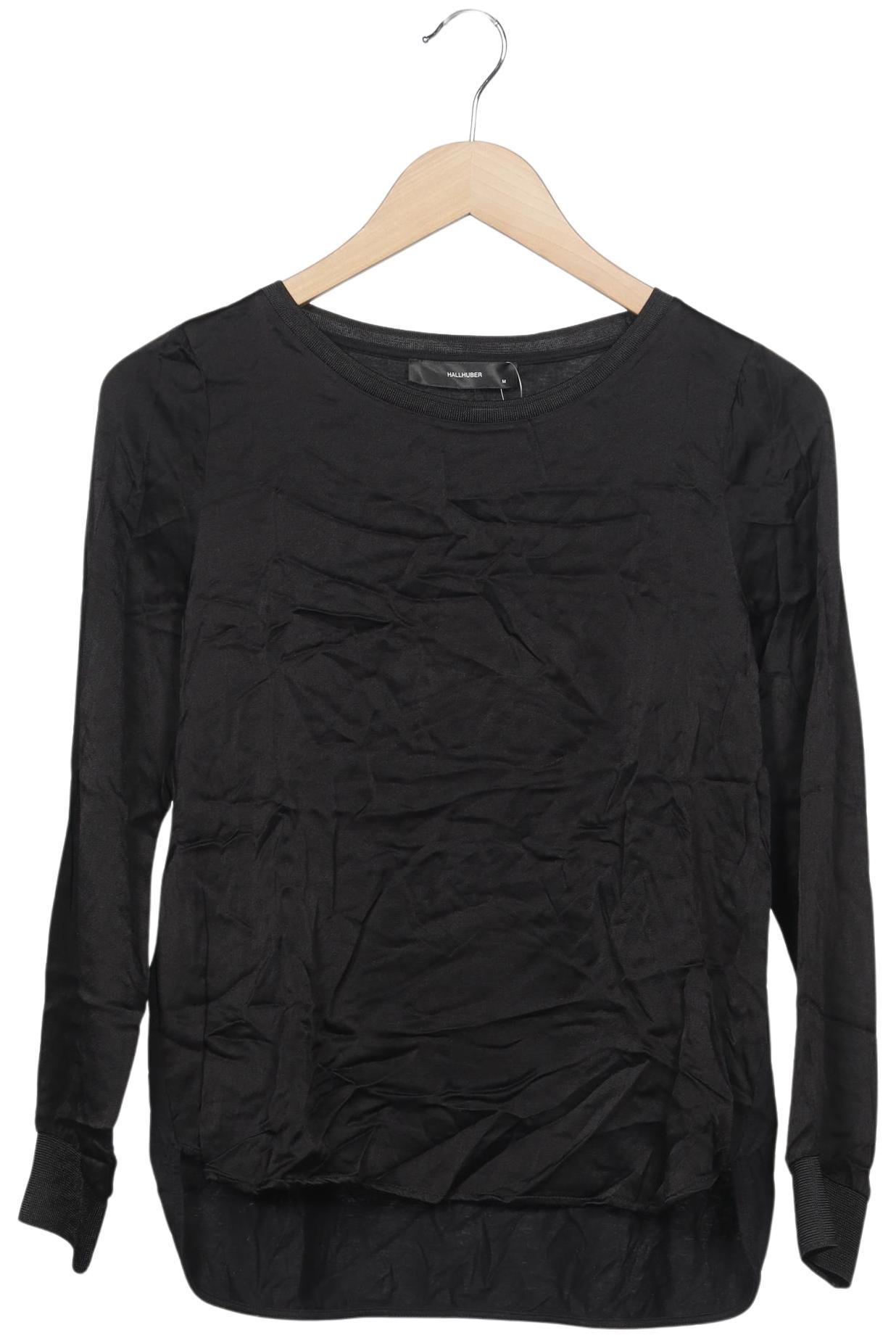 

Hallhuber Damen Langarmshirt, schwarz, Gr. 38