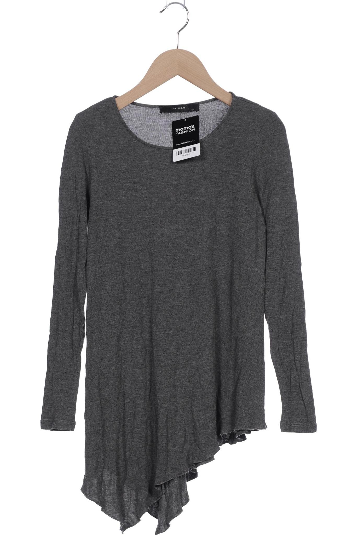

Hallhuber Damen Langarmshirt, grau, Gr. 34