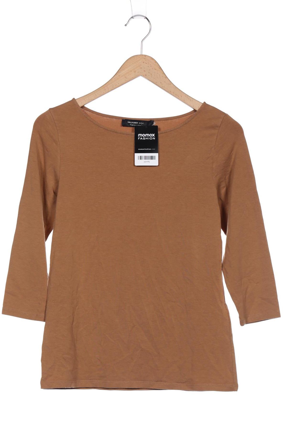 

Hallhuber Damen Langarmshirt, braun, Gr. 42