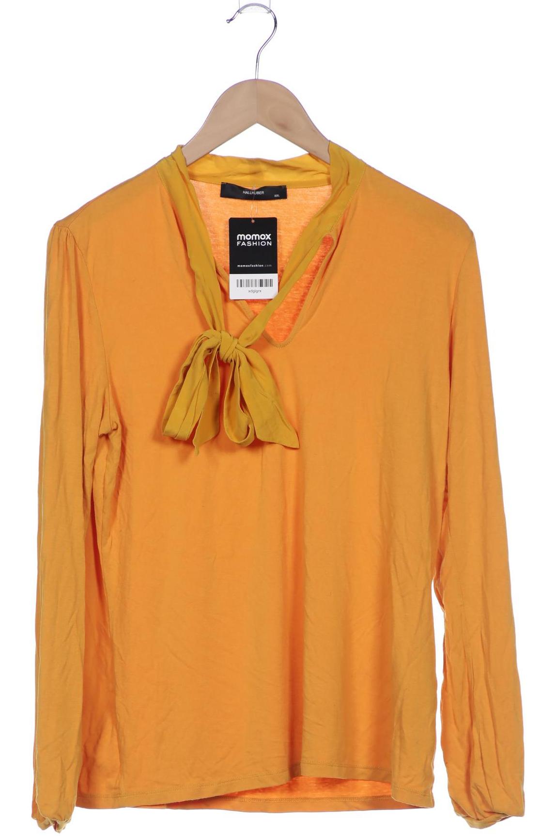 

Hallhuber Damen Langarmshirt, orange, Gr. 46