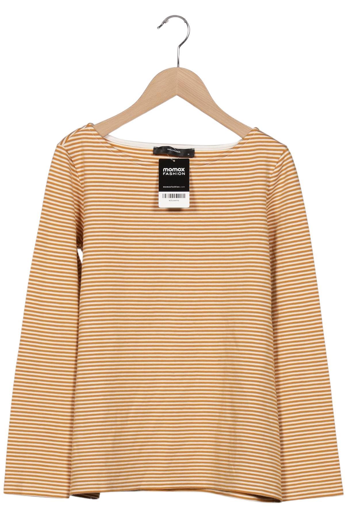 

Hallhuber Damen Langarmshirt, gelb, Gr. 38