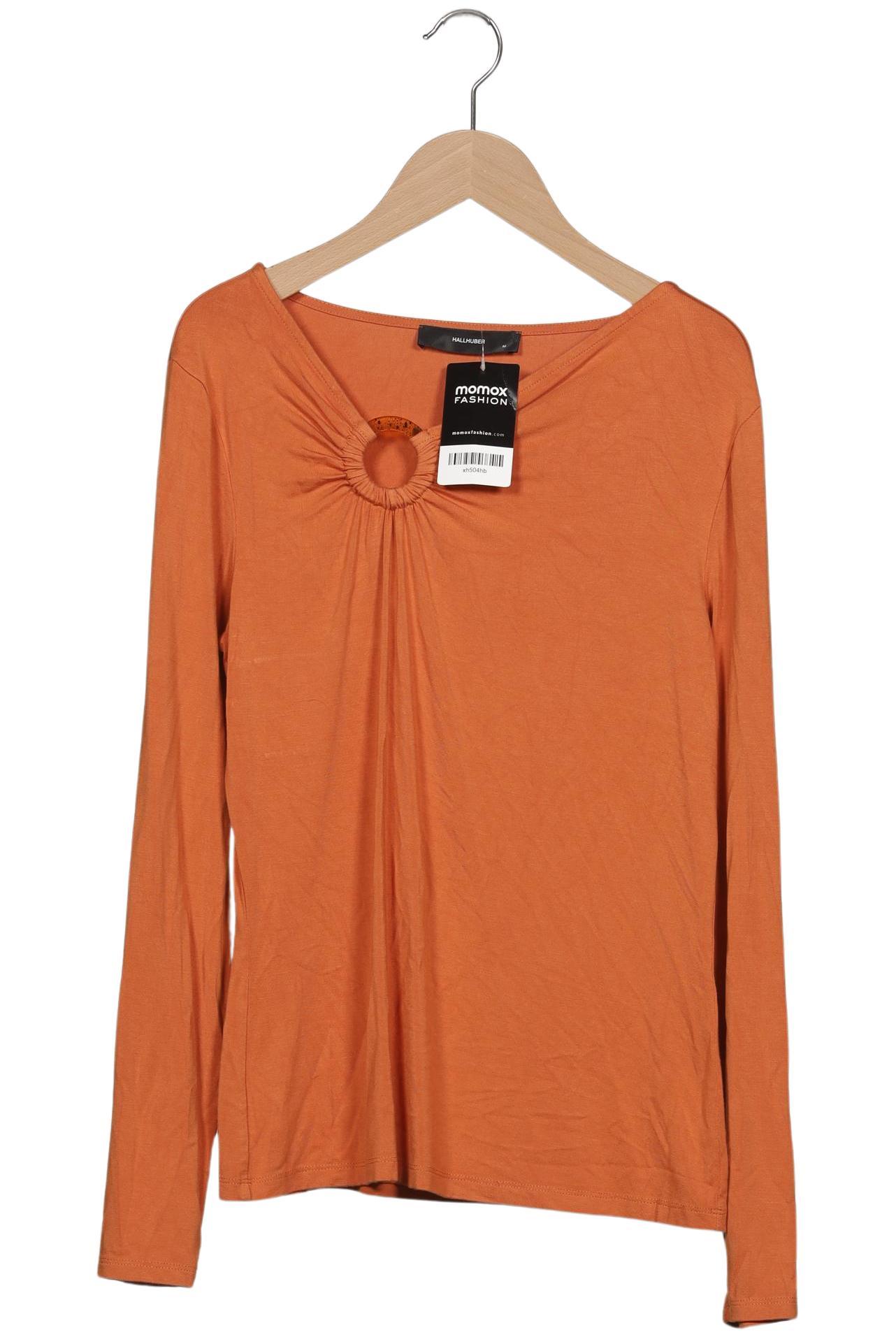 

Hallhuber Damen Langarmshirt, orange, Gr. 38