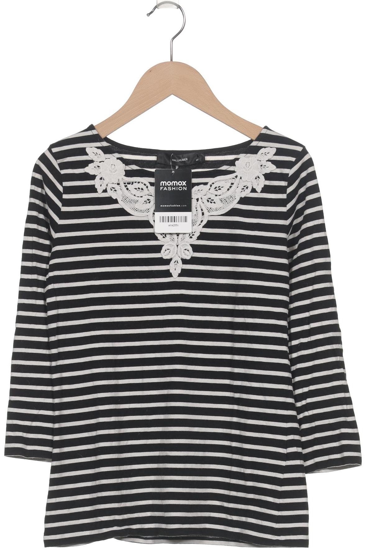 

Hallhuber Damen Langarmshirt, schwarz, Gr. 34