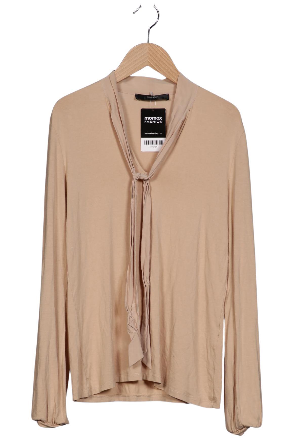 

Hallhuber Damen Langarmshirt, beige, Gr. 38