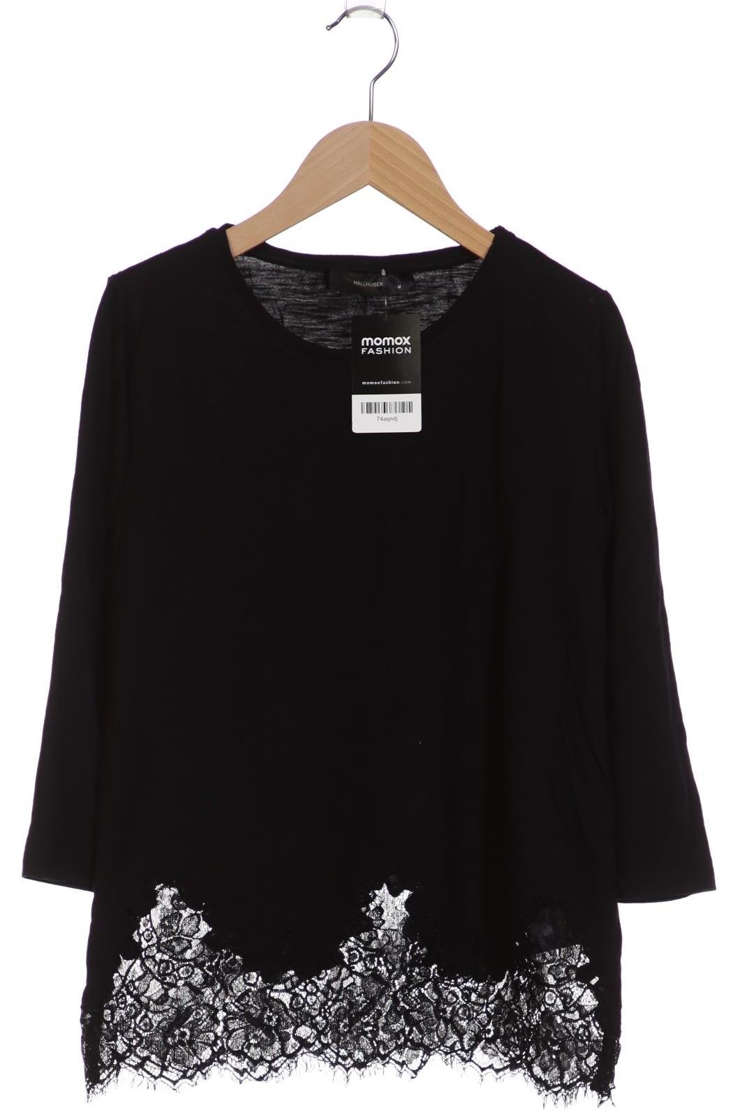 

Hallhuber Damen Langarmshirt, schwarz, Gr. 38