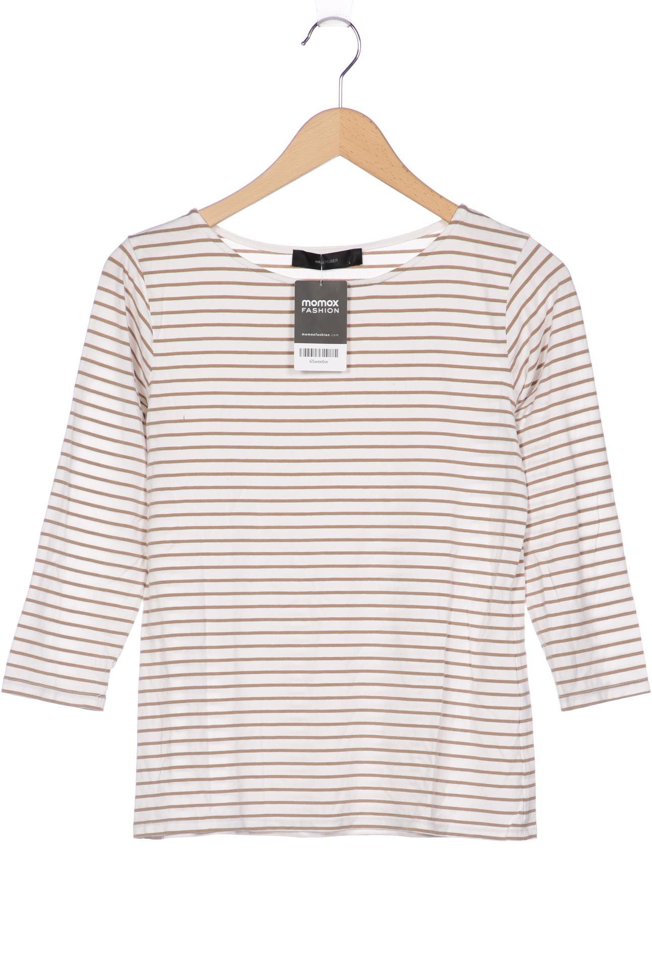 

Hallhuber Damen Langarmshirt, weiß, Gr. 42