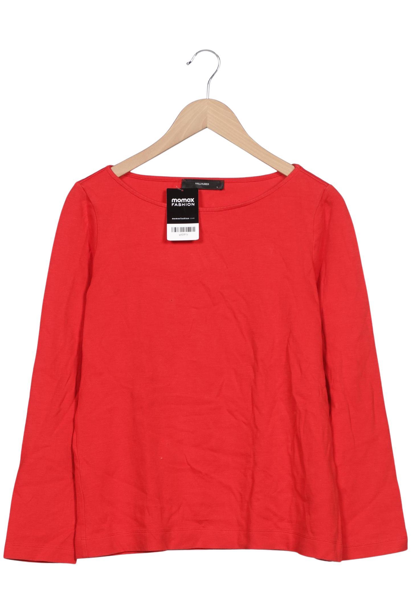 

Hallhuber Damen Langarmshirt, rot, Gr. 42