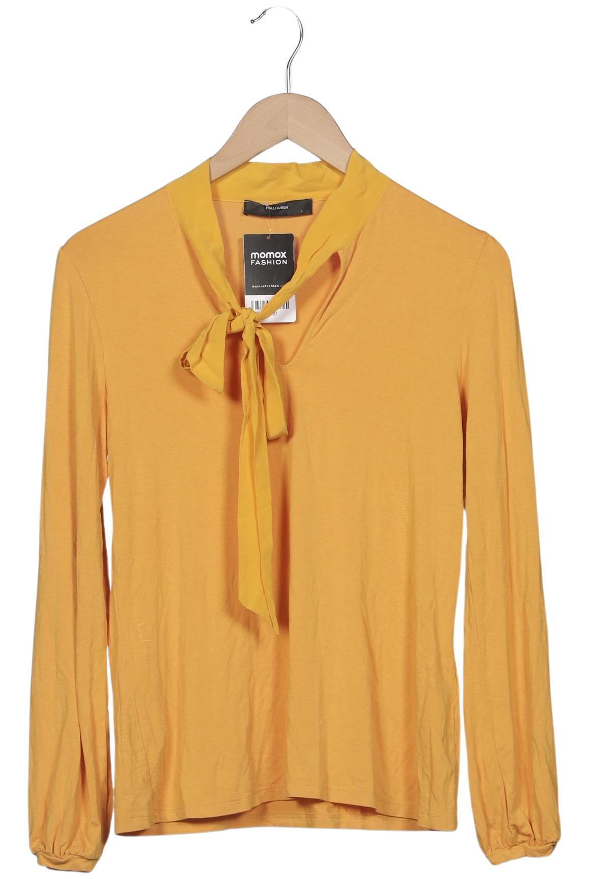 

Hallhuber Damen Langarmshirt, gelb, Gr. 42
