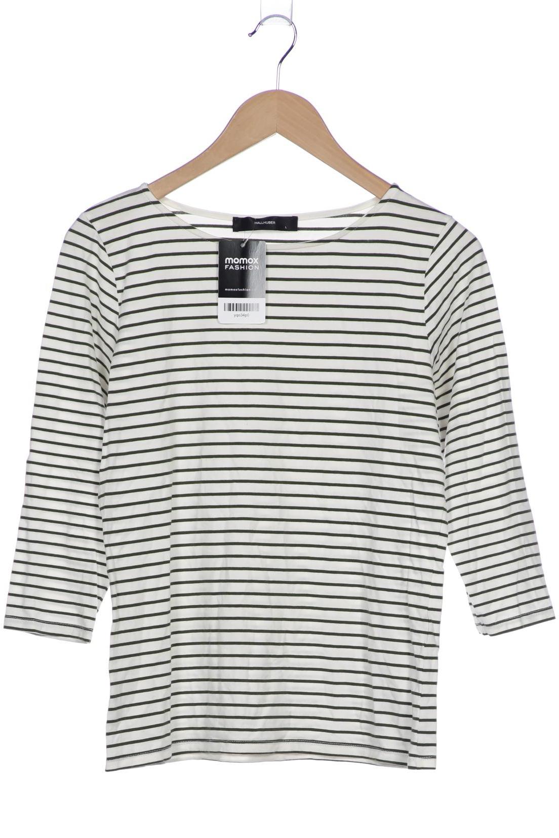 

Hallhuber Damen Langarmshirt, weiß, Gr. 42