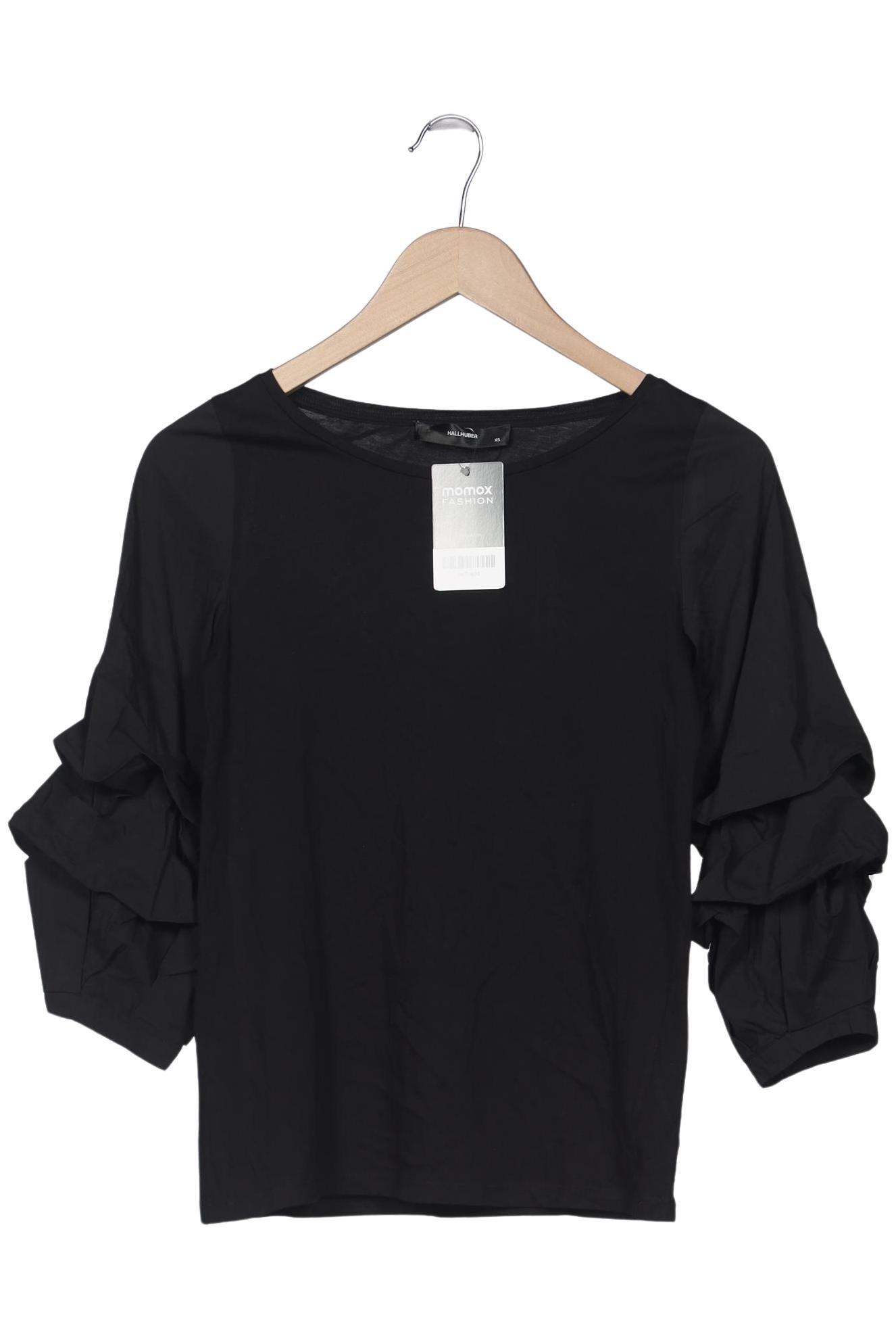 

Hallhuber Damen Langarmshirt, schwarz, Gr. 34