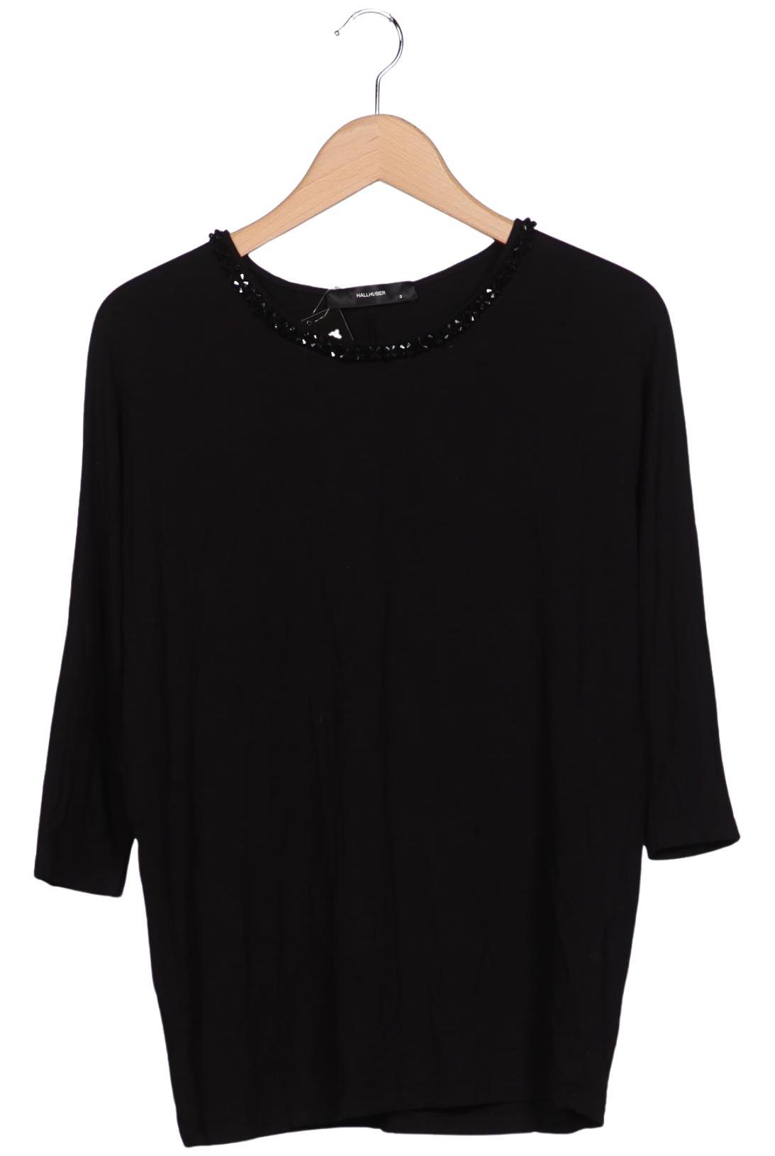 

Hallhuber Damen Langarmshirt, schwarz, Gr. 36