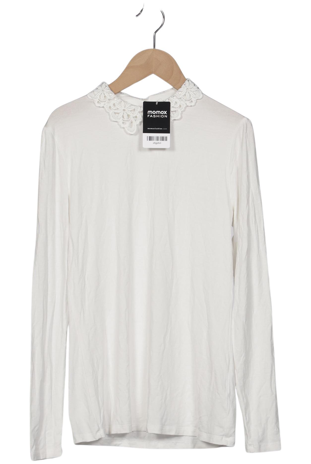 

Hallhuber Damen Langarmshirt, weiß, Gr. 36