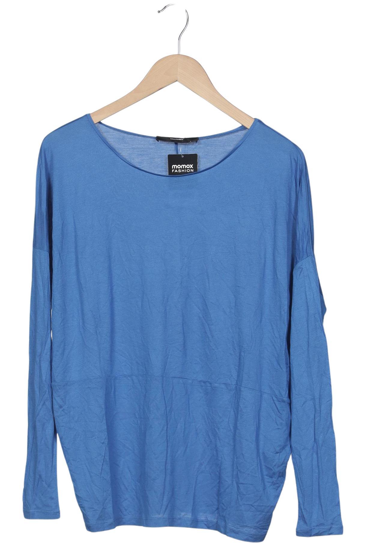 

Hallhuber Damen Langarmshirt, blau, Gr. 42