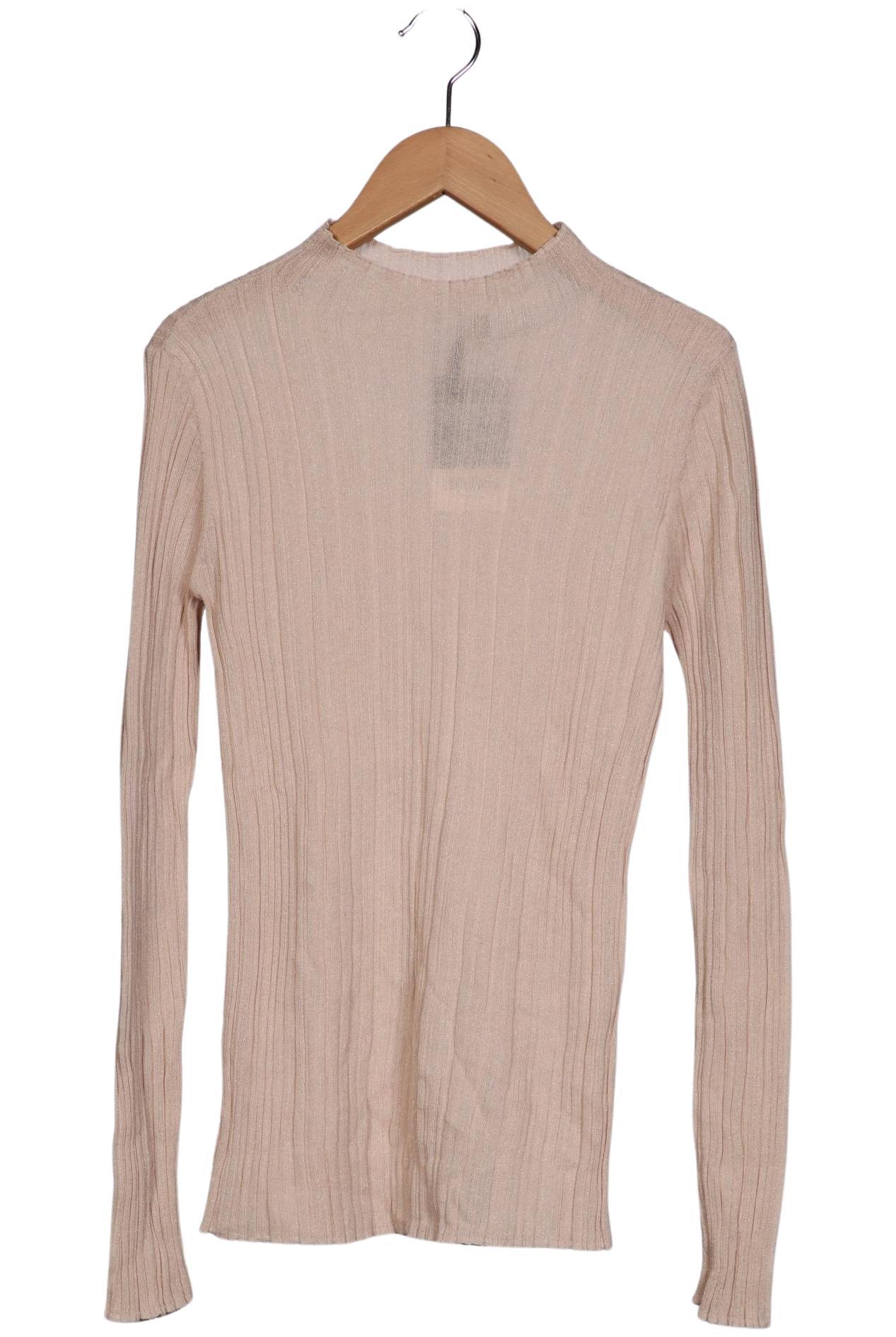 

Hallhuber Damen Langarmshirt, beige, Gr. 34