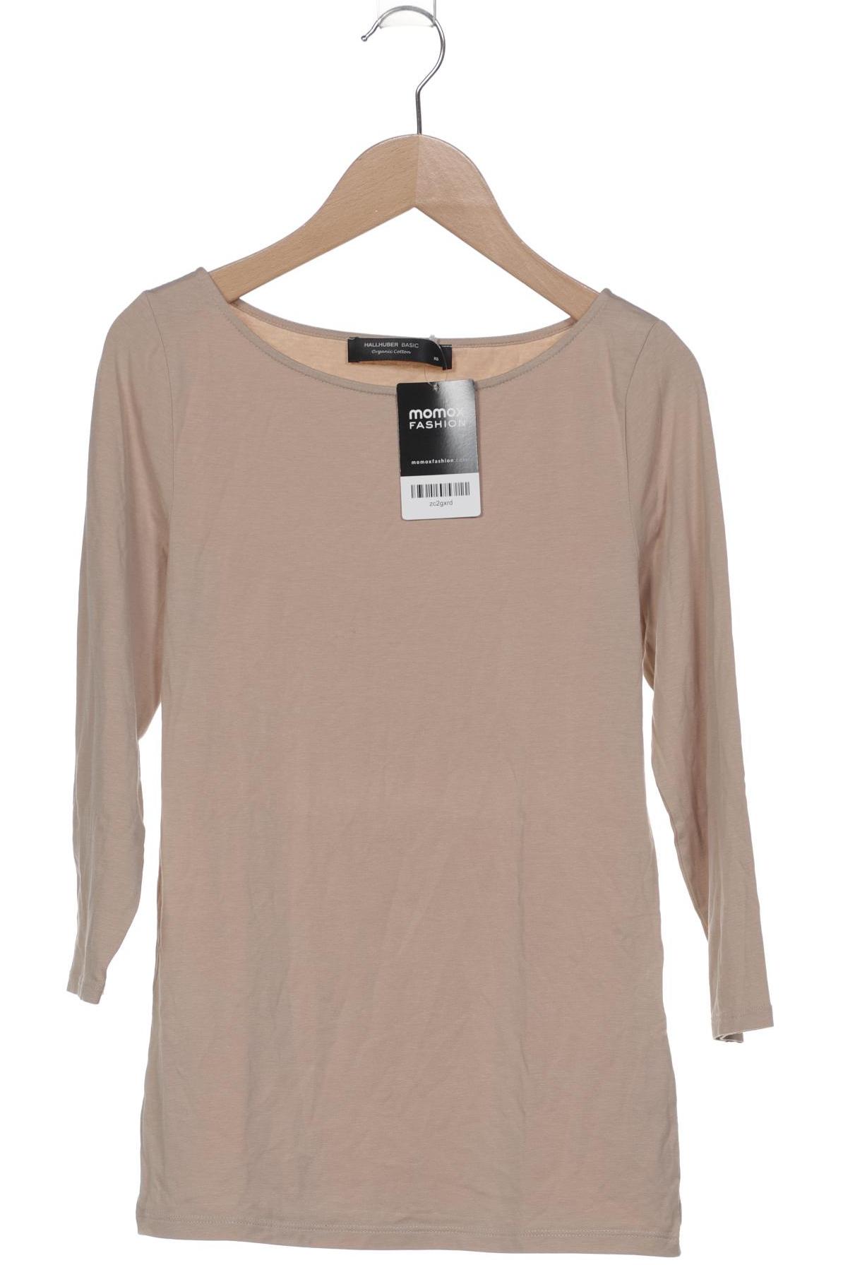 

Hallhuber Damen Langarmshirt, beige, Gr. 34