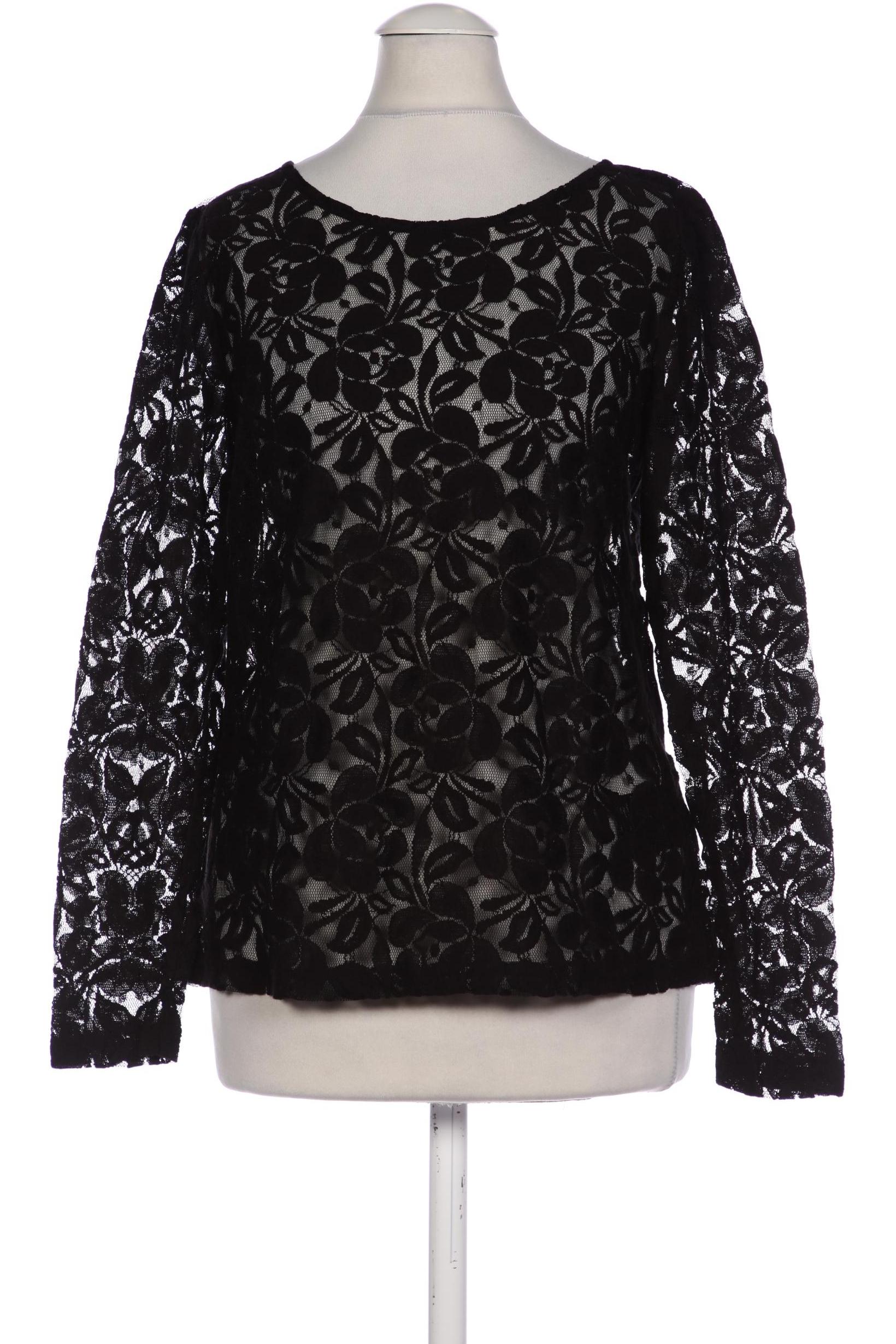 

Hallhuber Damen Langarmshirt, schwarz, Gr. 36