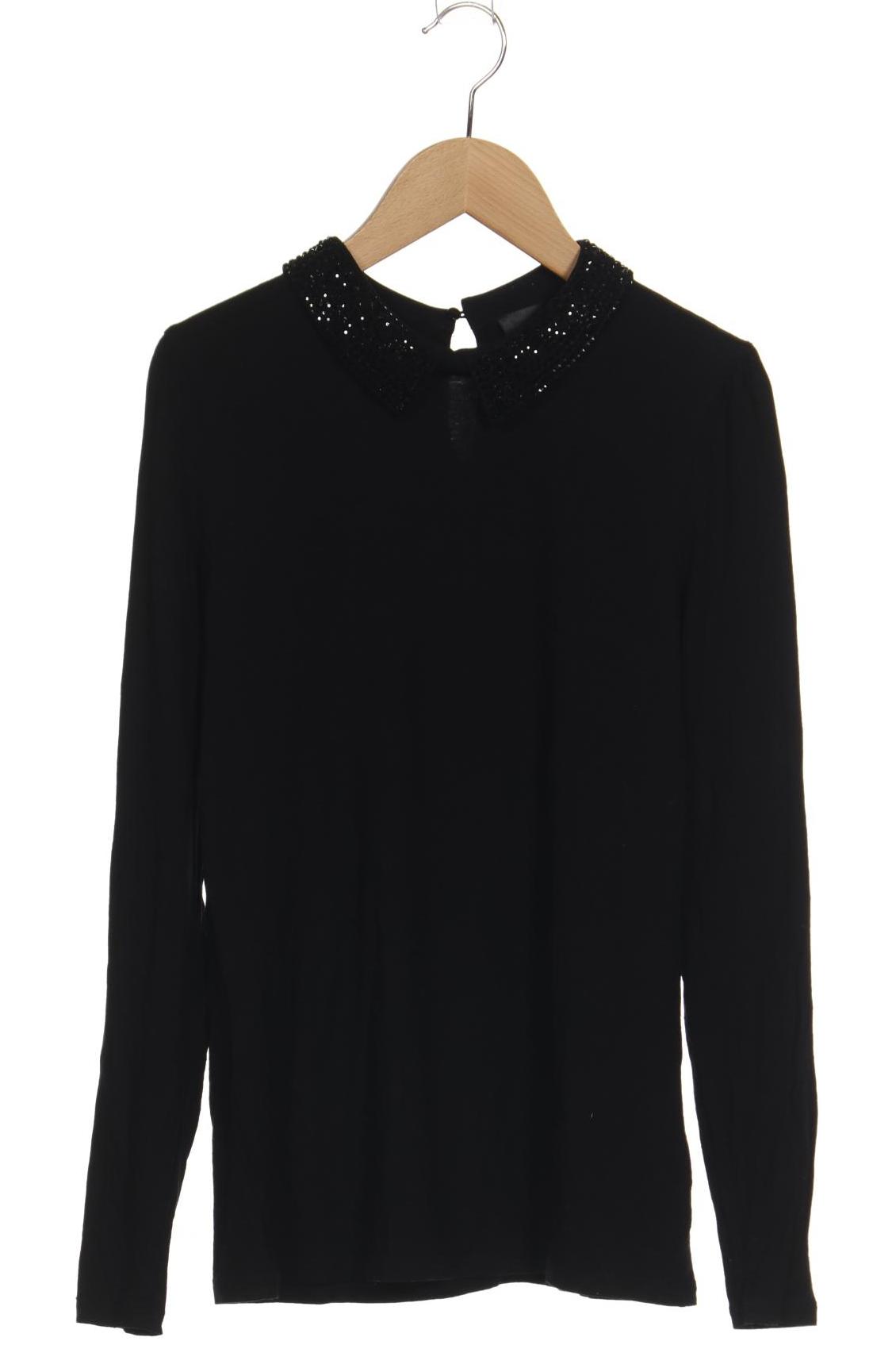

Hallhuber Damen Langarmshirt, schwarz, Gr. 36