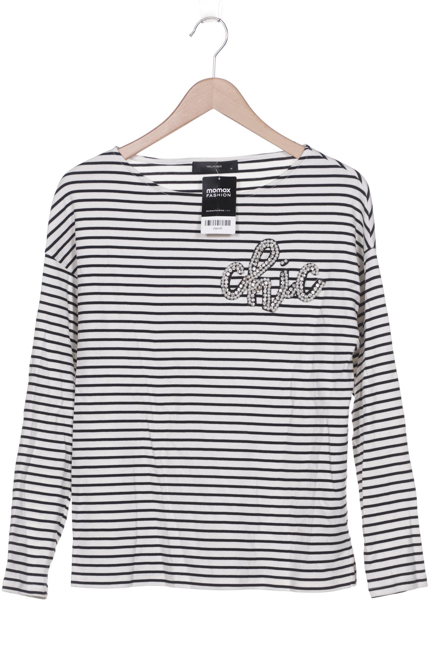 

Hallhuber Damen Langarmshirt, weiß, Gr. 38