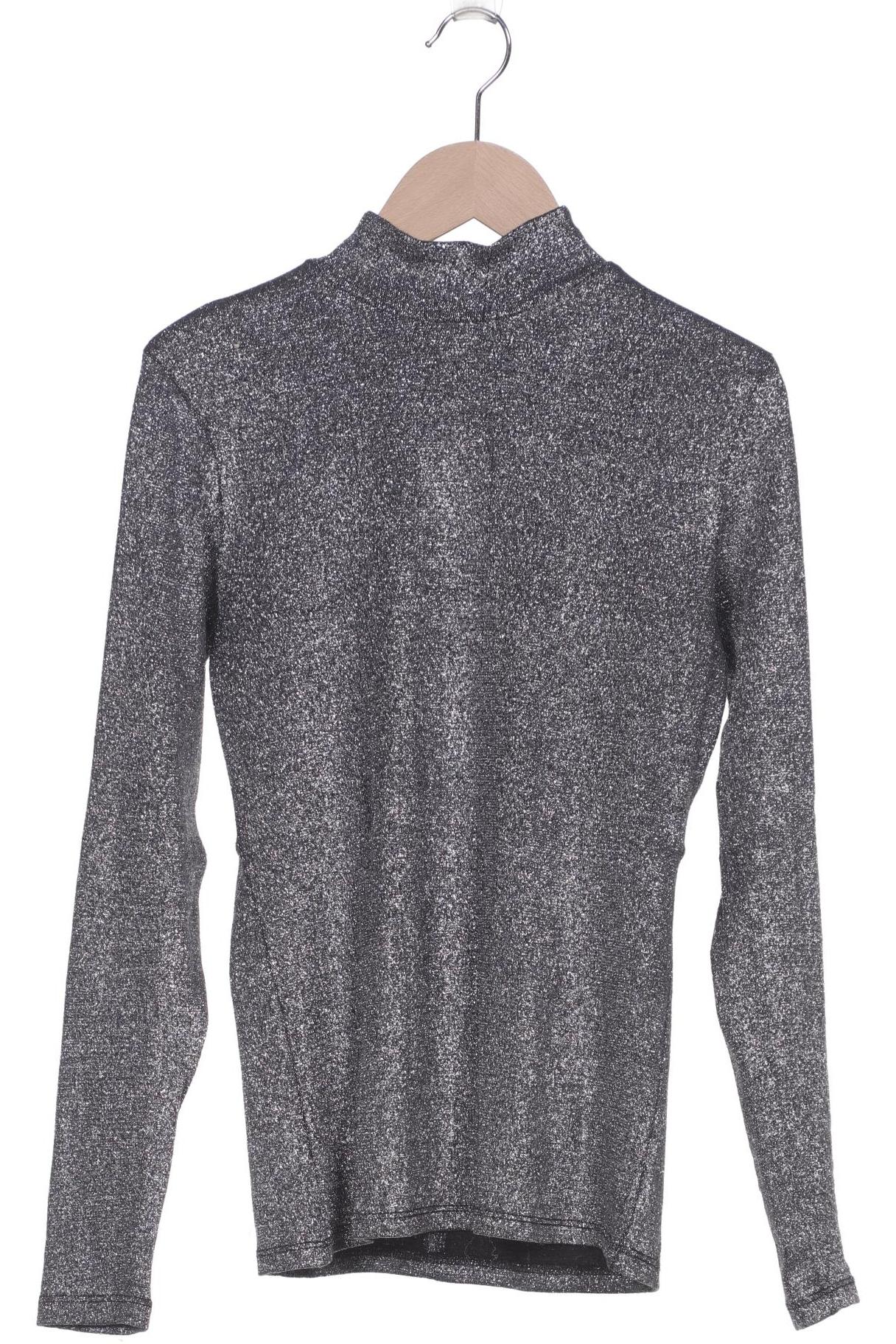 

Hallhuber Damen Langarmshirt, silber, Gr. 36