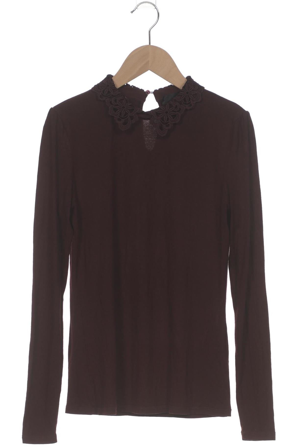 

Hallhuber Damen Langarmshirt, bordeaux, Gr. 34