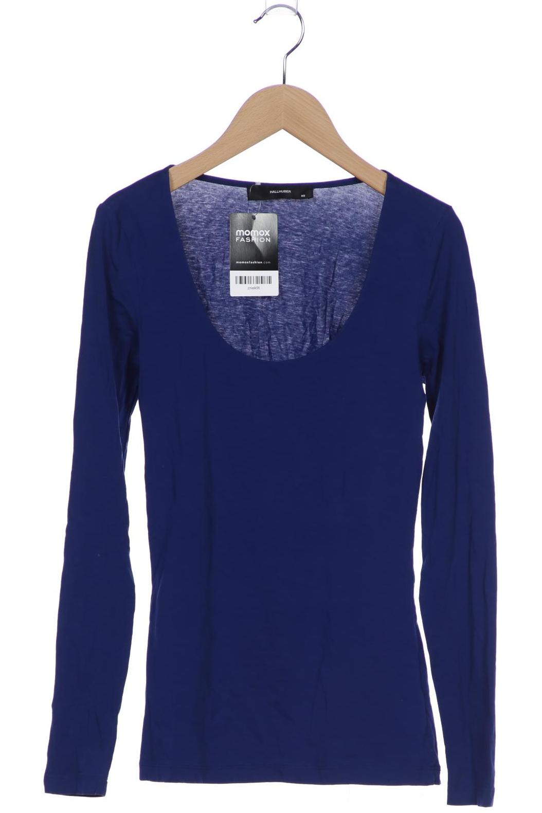 

Hallhuber Damen Langarmshirt, marineblau, Gr. 34