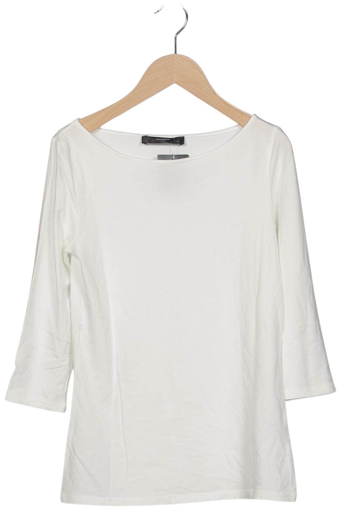 

Hallhuber Damen Langarmshirt, weiß, Gr. 36