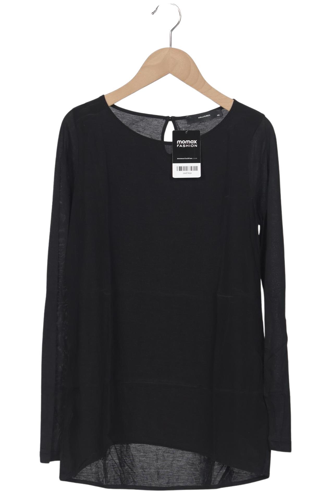 

Hallhuber Damen Langarmshirt, schwarz, Gr. 34