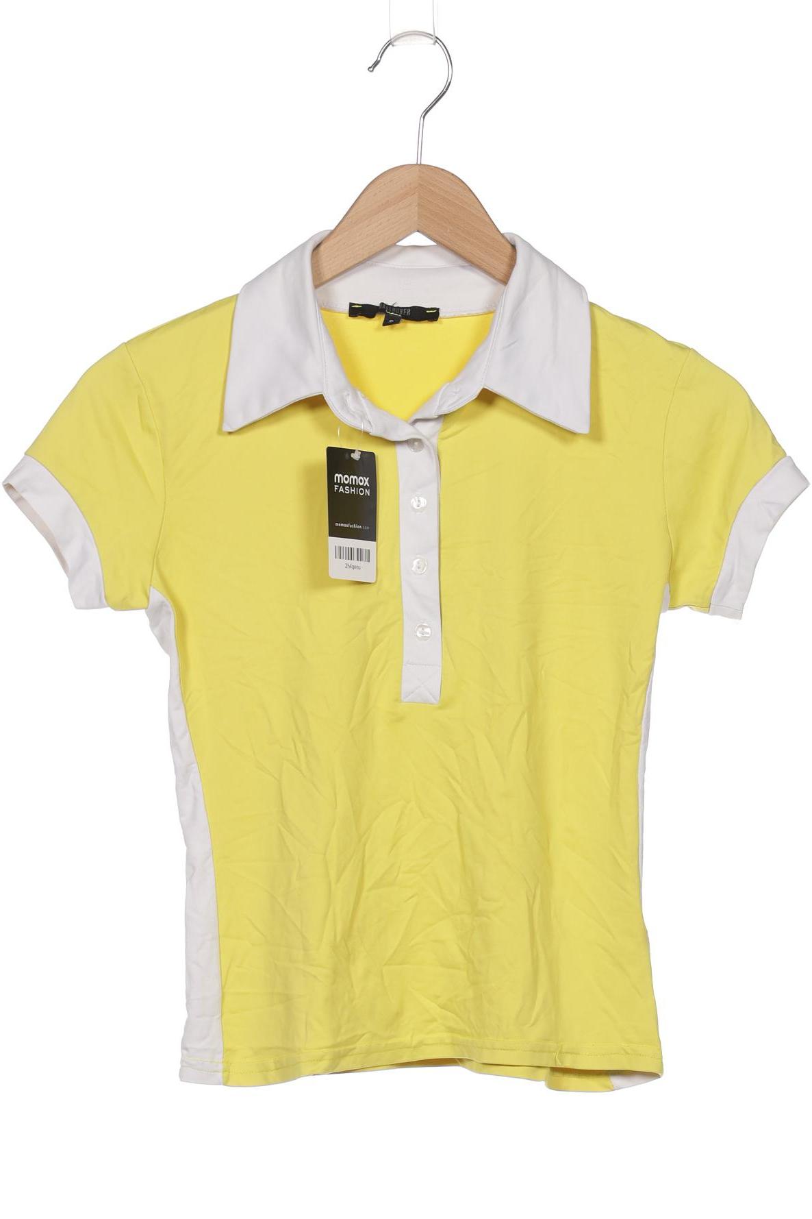 

Hallhuber Damen Poloshirt, gelb, Gr. 36