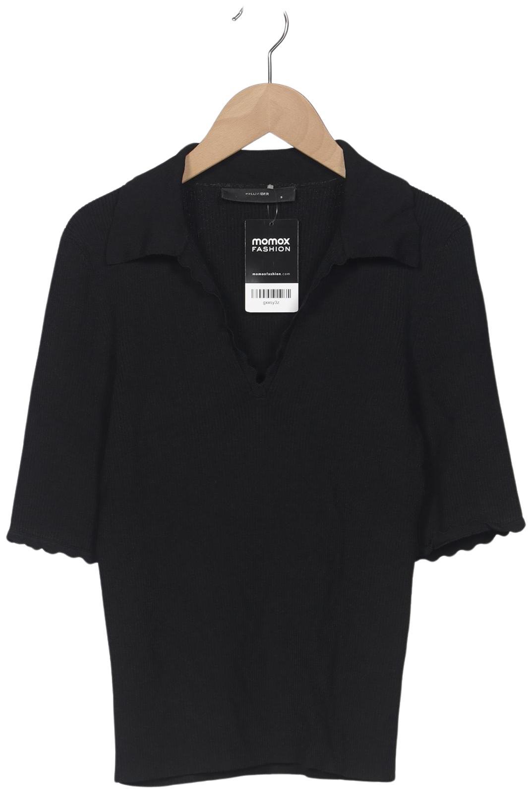 

Hallhuber Damen Poloshirt, schwarz, Gr. 36