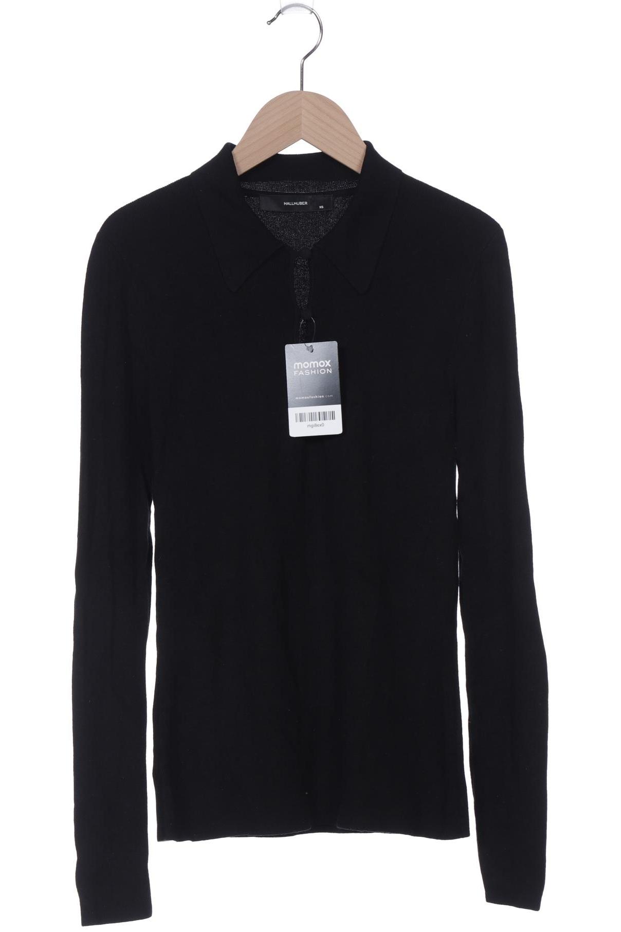

Hallhuber Damen Poloshirt, schwarz, Gr. 34